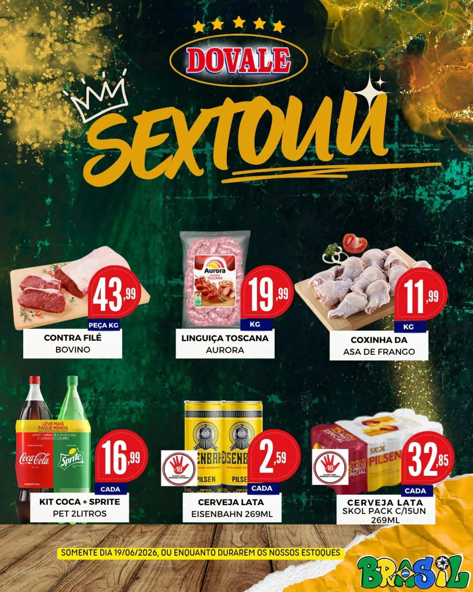Pré-Visualização do folheto "Dovale ofertas do Dia" da loja Dovale válido a partir de 19/06/2026