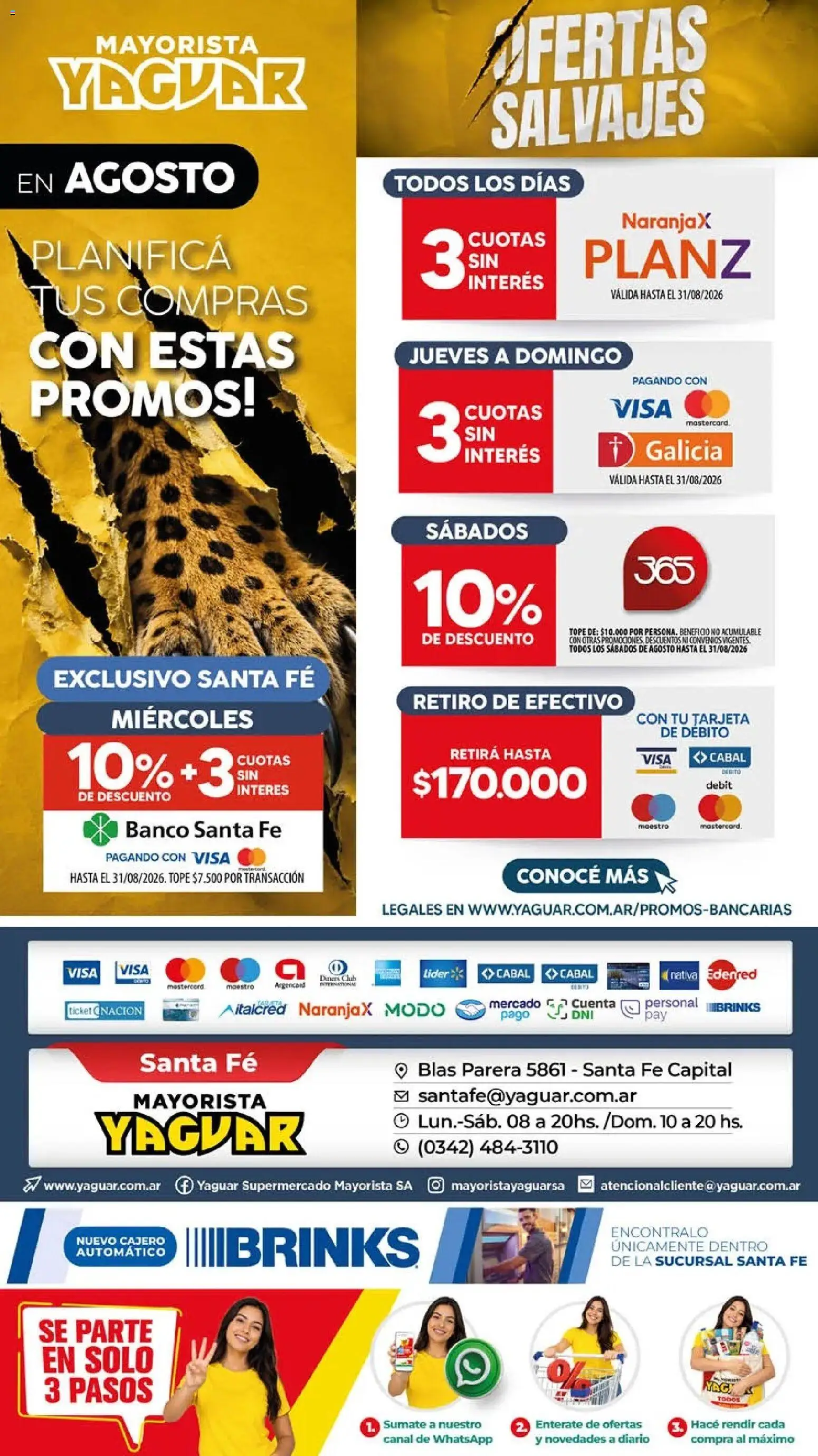 Vista previa del folleto de la tienda Yaguar válido desde el 03/08/2026 