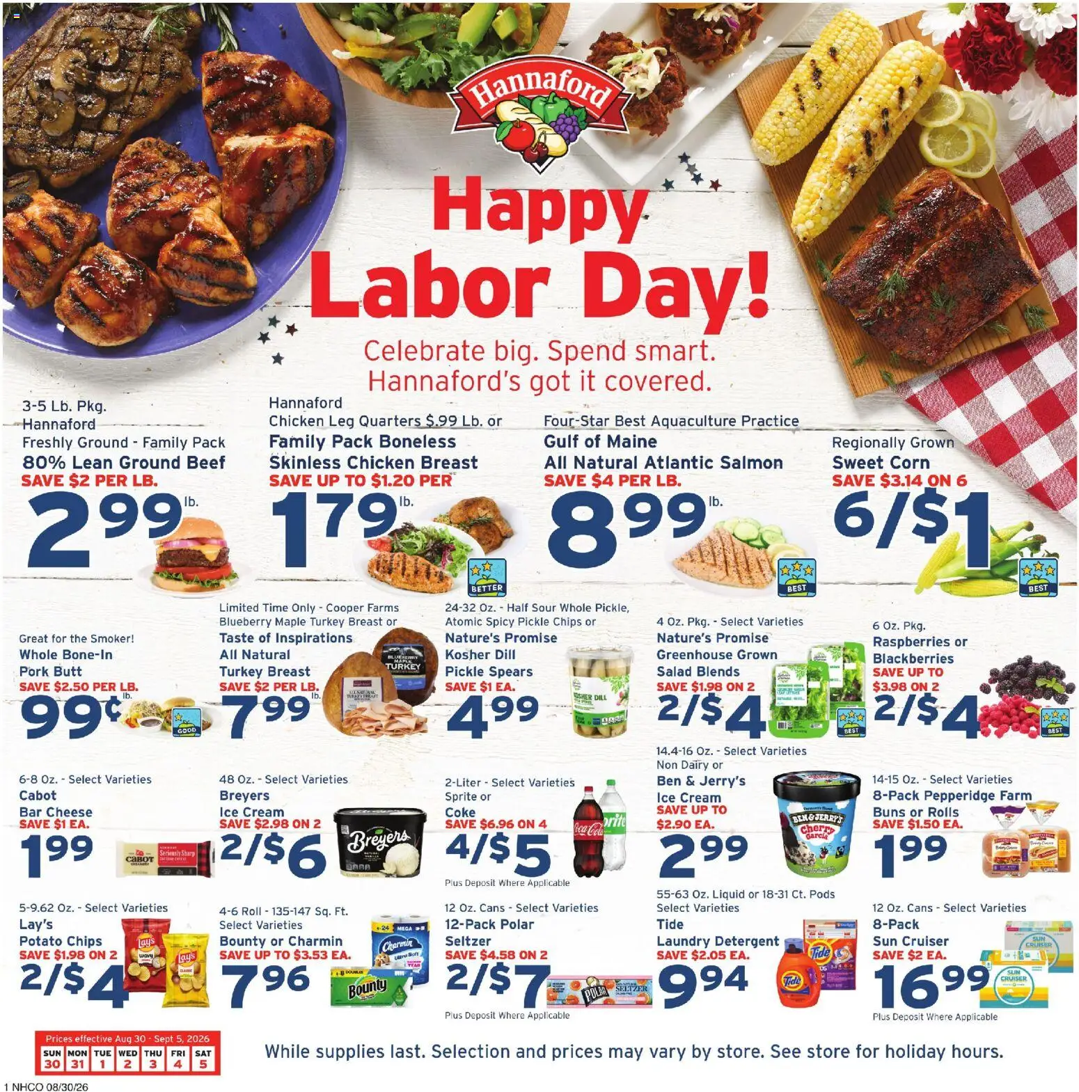 Ad Preview of Hannaford Hannaford Weekly Ad from 08/30/2026
