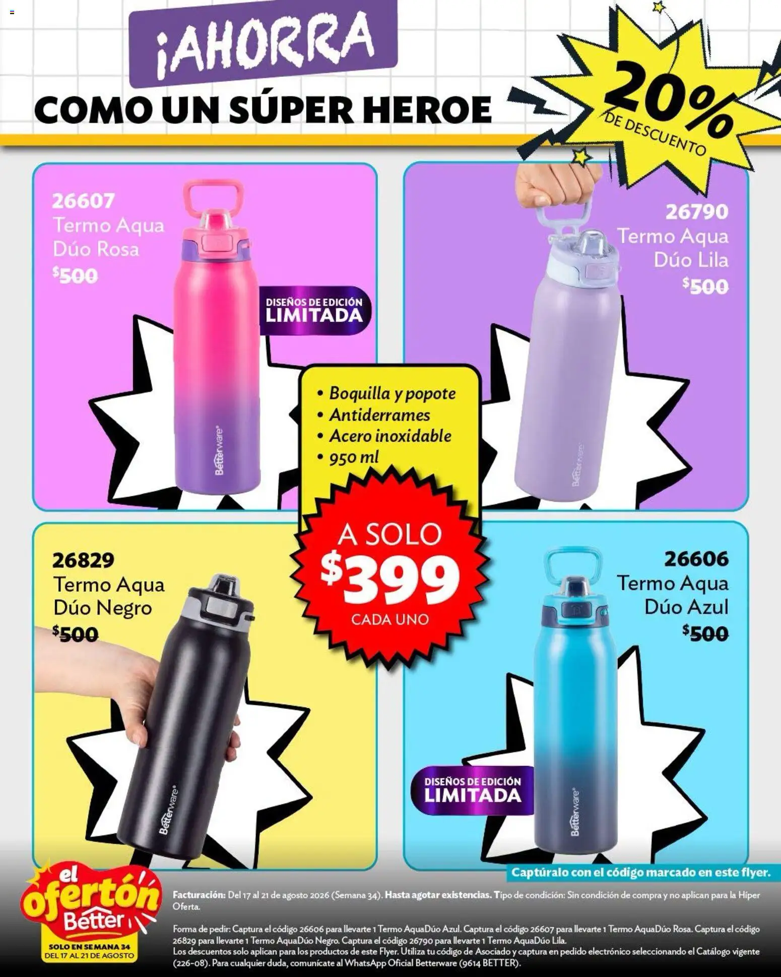 Vista previa las ofertas de la tienda Betterware - Betterware catálogo El Ofertón desde el 17/08/2026 