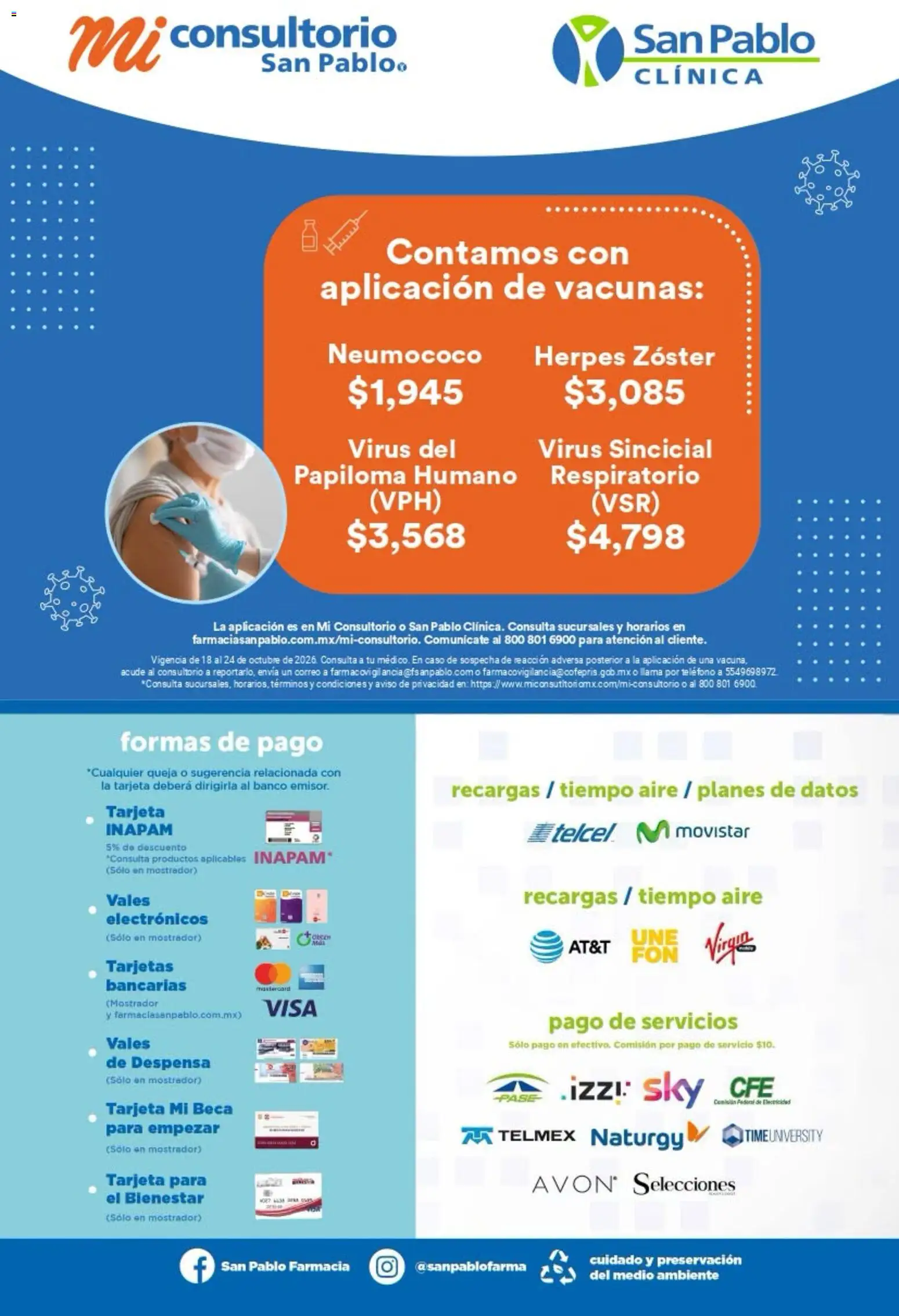 Vista previa las ofertas de la tienda Farmacia San Pablo - Farmacia San Pablo catálogo desde el 18/10/2026 