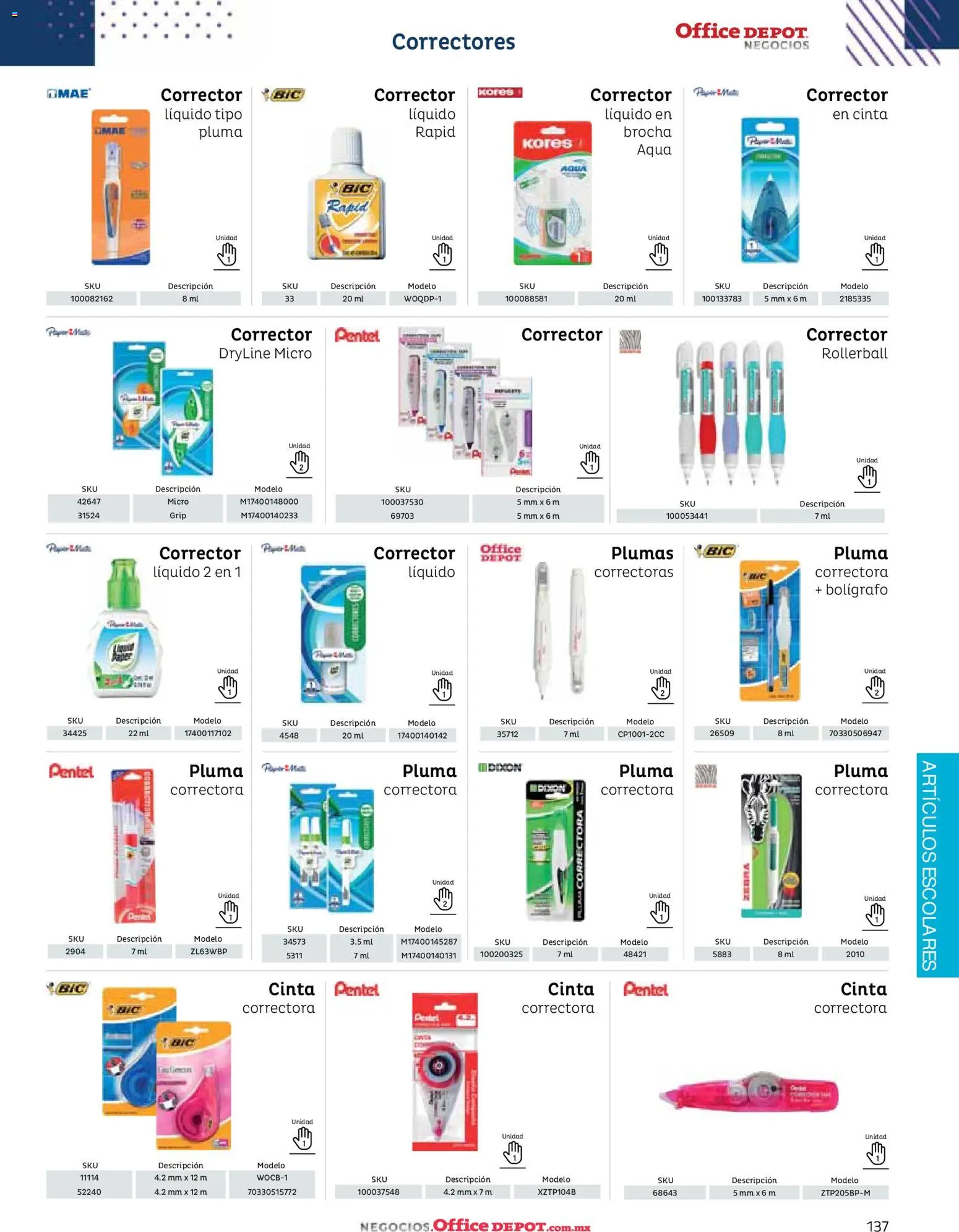 Vista previa las ofertas de la tienda Office Depot - Catálogo 2026 desde el 12/01/2026 