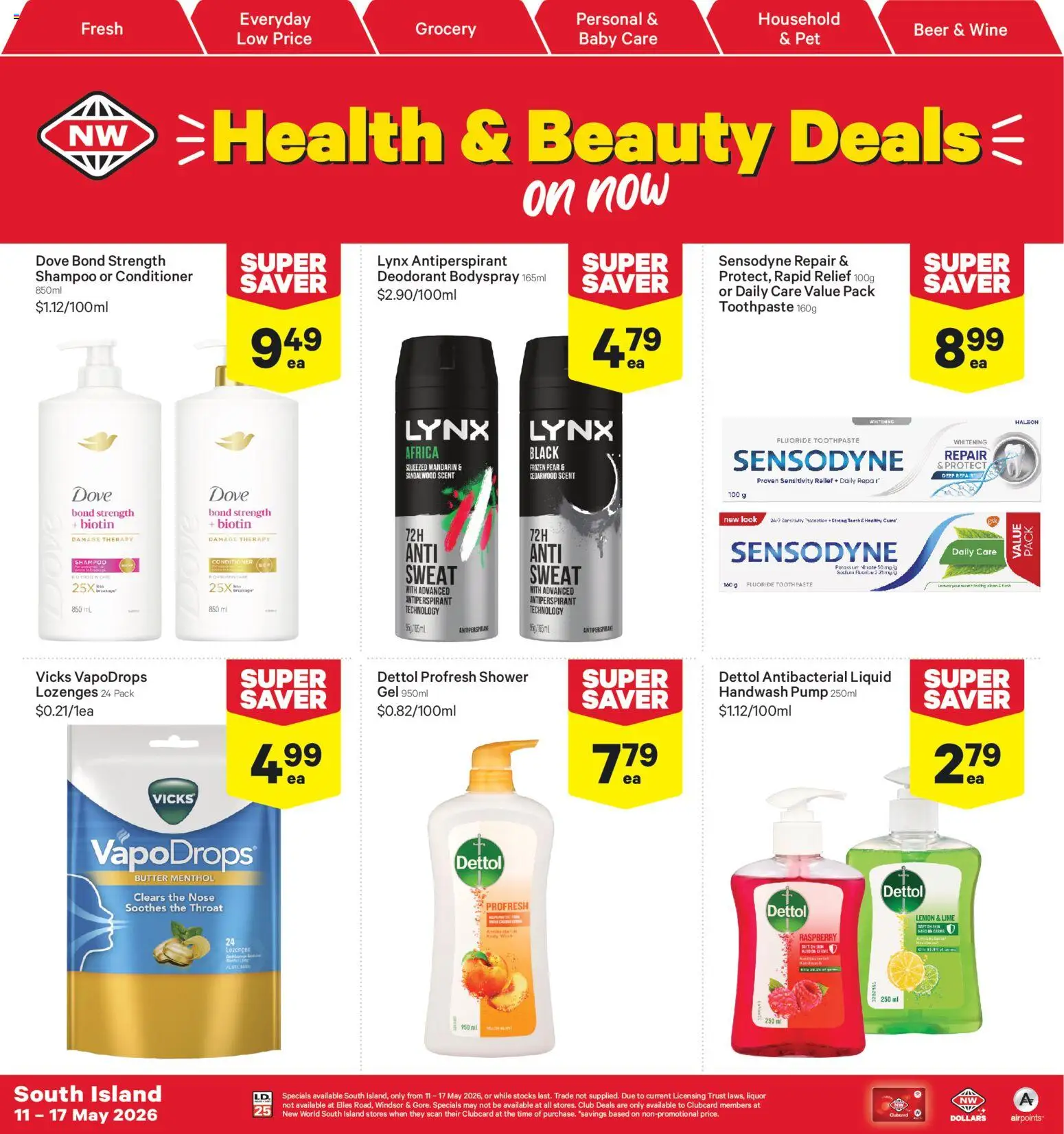 Preview of catalogue New World South Island catalogue from shop New World valid 11 May 2026