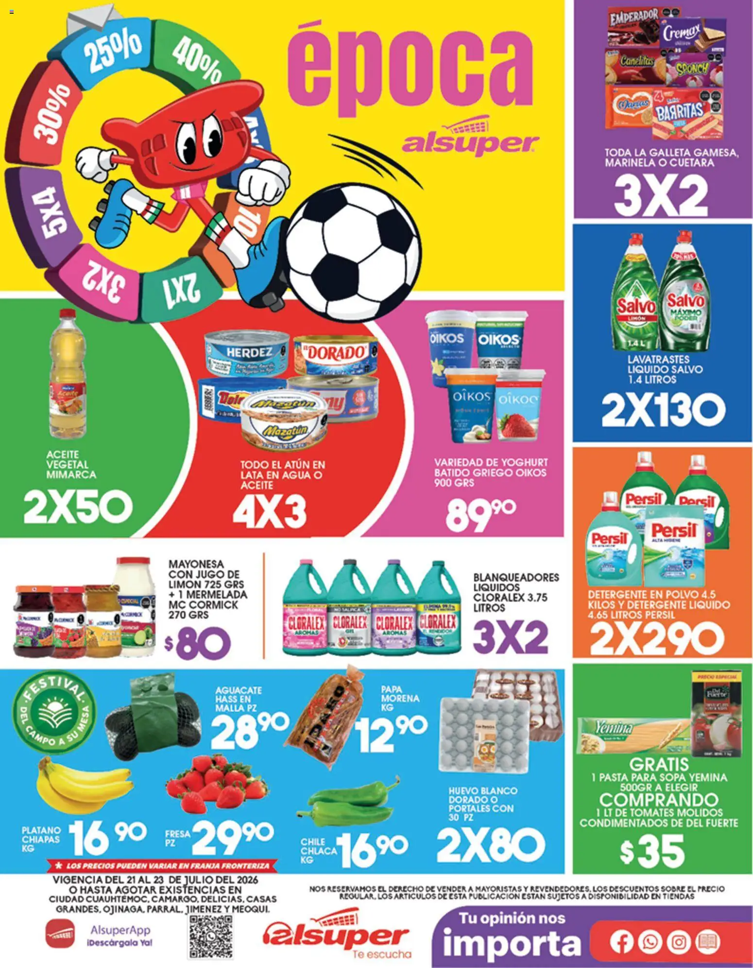 Vista previa las ofertas de la tienda Alsuper - Alsuper folleto desde el 21/07/2026 