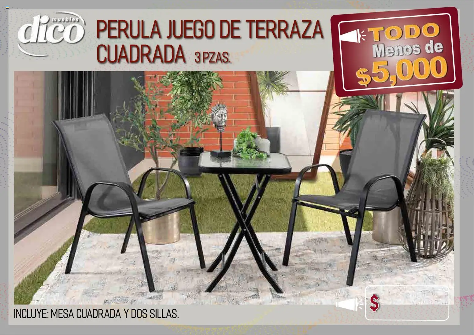 Vista previa las ofertas de la tienda Muebles Dico - Muebles Dico catálogo Todo menos de 5000 Pacifico desde el 09/04/2026 