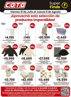 Vista previa del folleto de la tienda Coto válido desde el 31/07/2026 