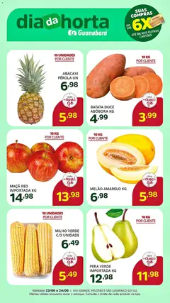 Pré-Visualização do folheto "Supermercado Guanabara - Ofertas da semana" da loja Supermercado Guanabara válido a partir de 23/06/2026