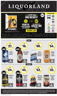 Preview of catalogue Liquorland OS 29/07 - NSW Metro from shop Liquorland valid 29/07/2026