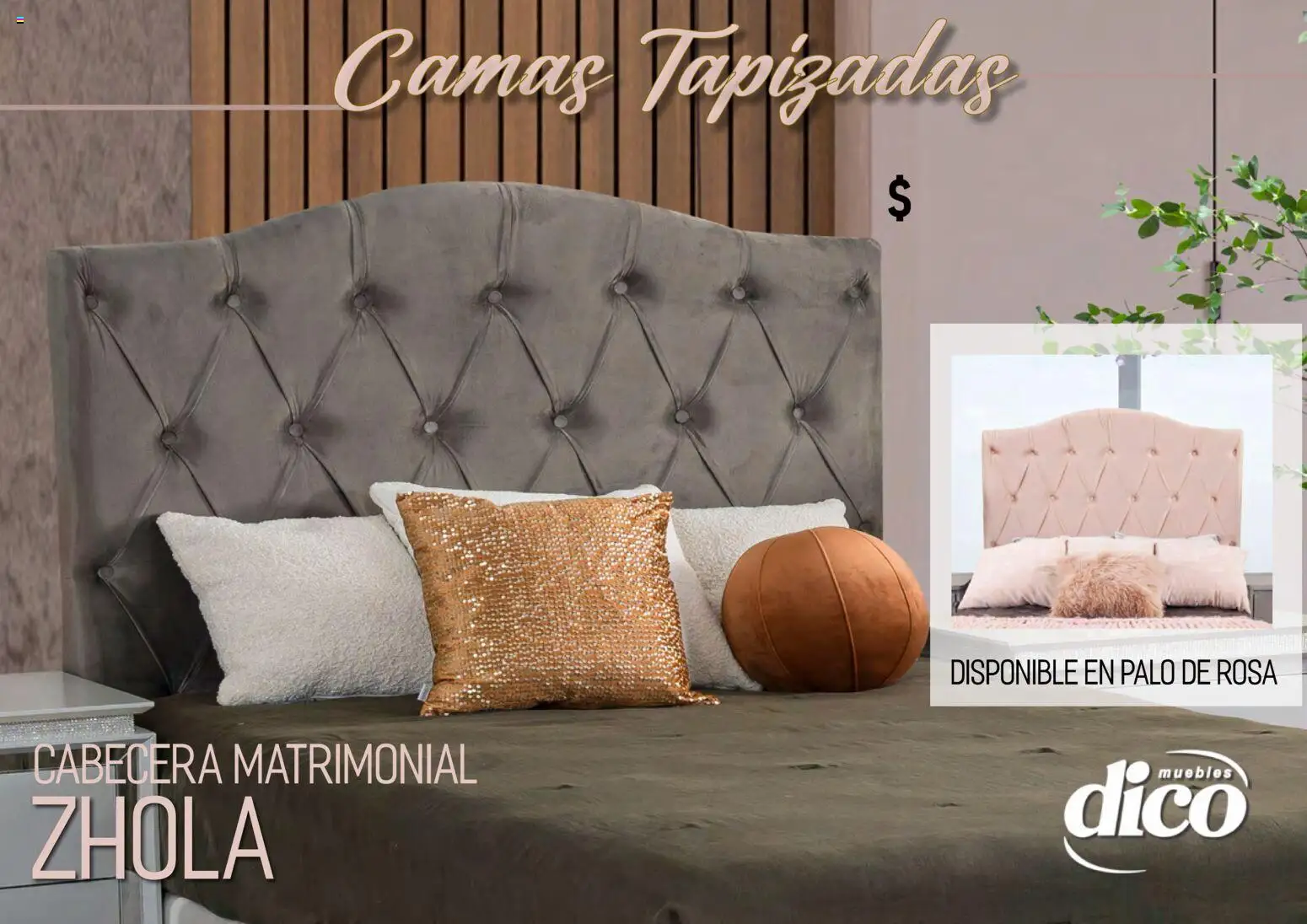 Vista previa las ofertas de la tienda Muebles Dico - Muebles Dico catálogo Camas tapizadas desde el 01/04/2026 