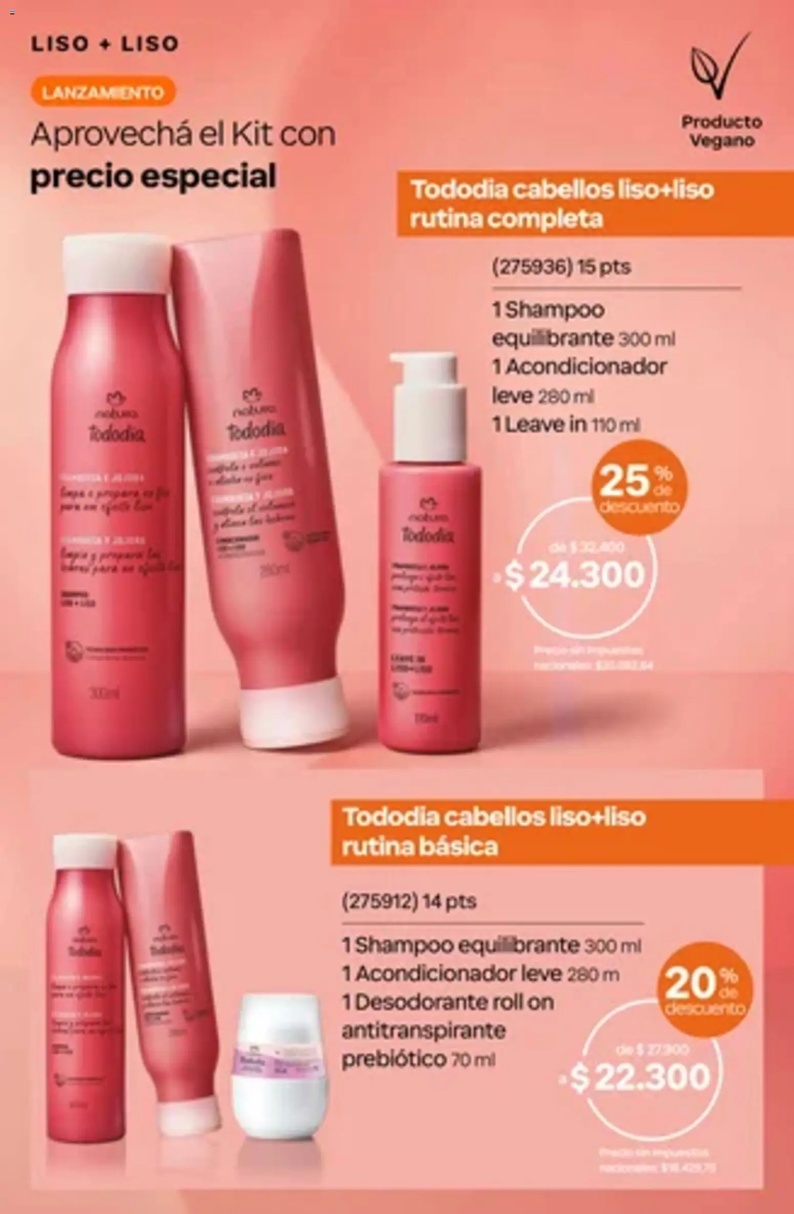 Vista previa del folleto de la tienda Natura válido desde el 01/10/2026 - Shampoo, Desodorante, Acondicionador, Antitranspirante