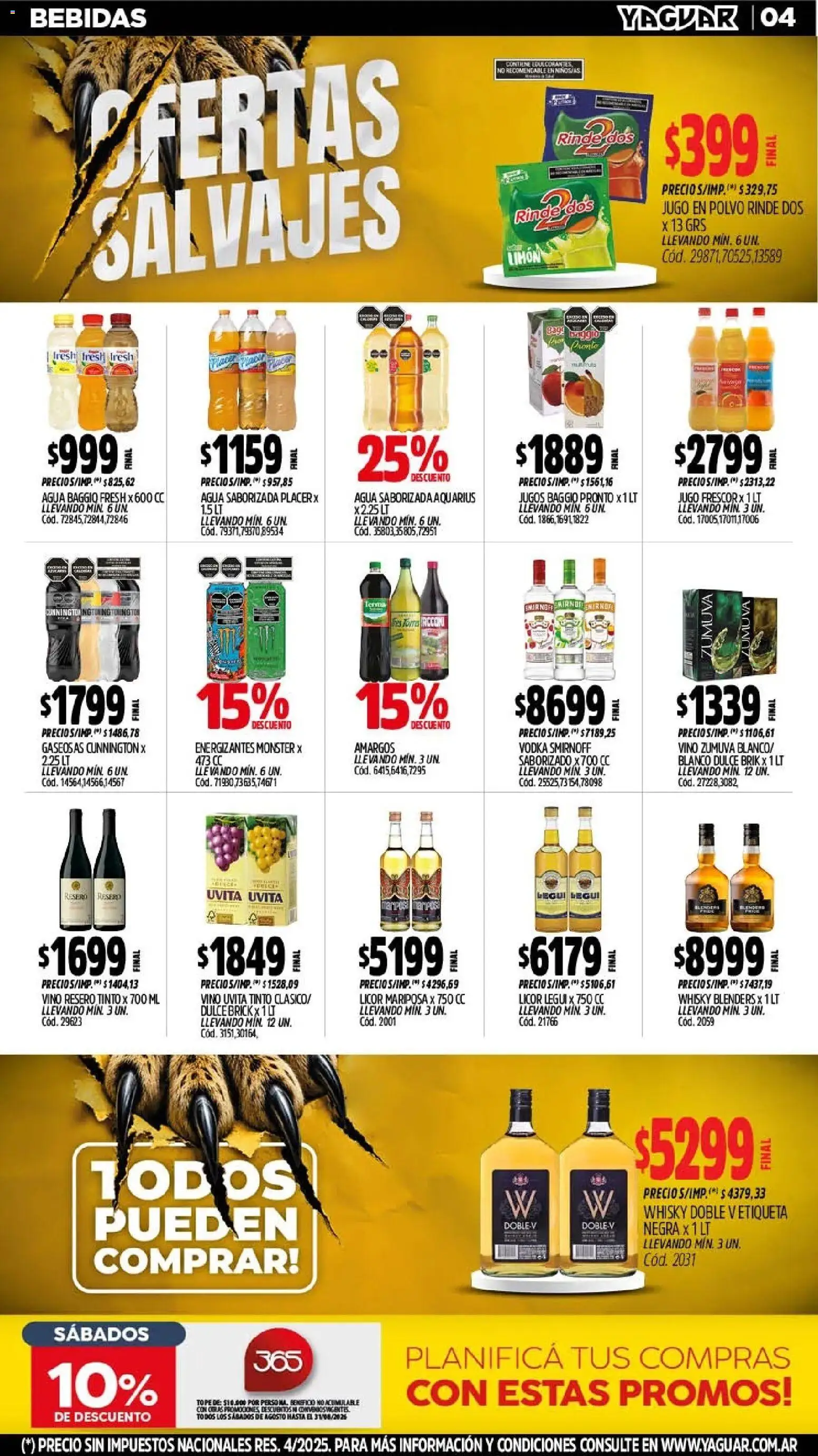 Vista previa del folleto de la tienda Yaguar válido desde el 03/08/2026 
