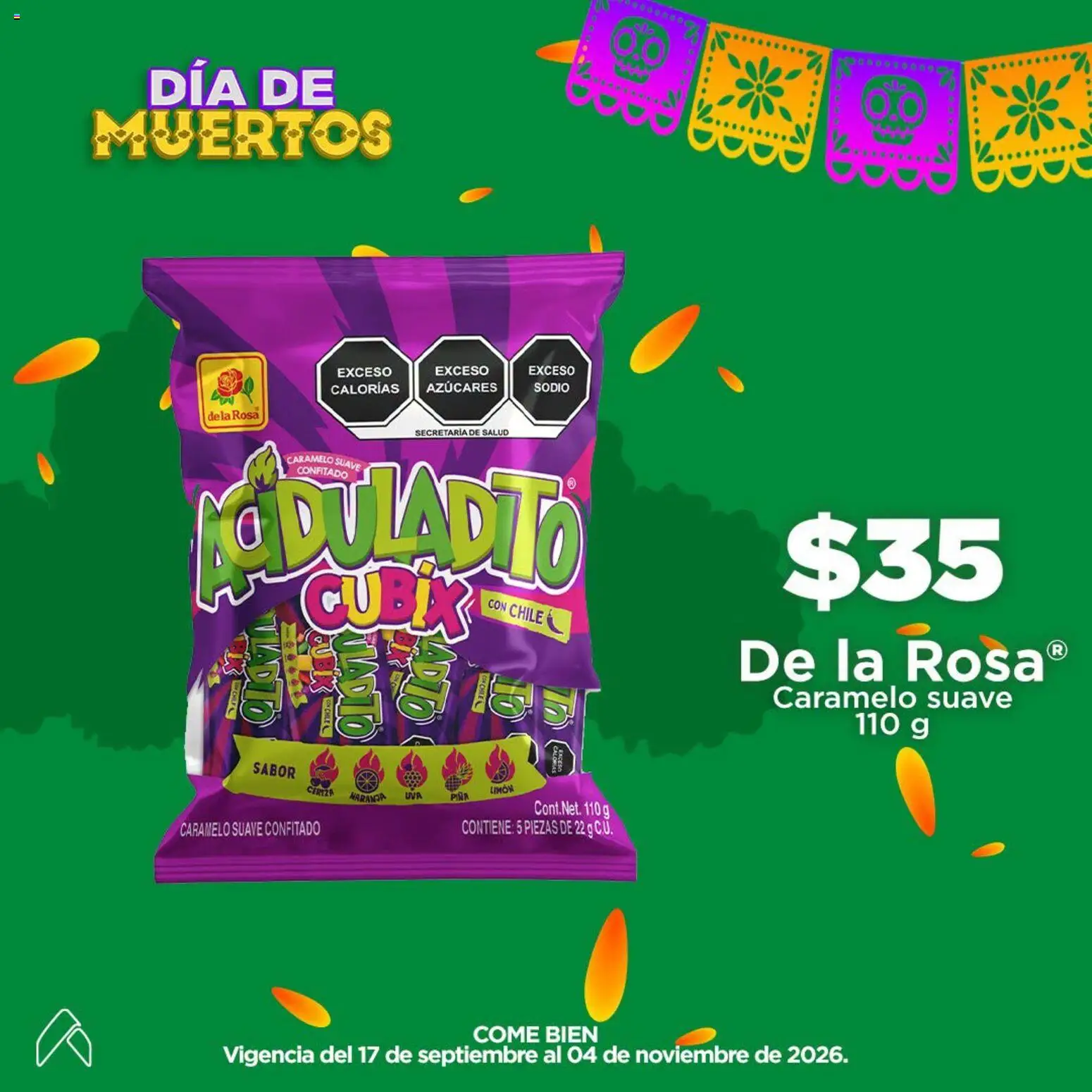 Vista previa las ofertas de la tienda Bodega Aurrerá - Bodega Aurrerá folleto Todo para llenar la calaverita desde el 17/09/2026 - Chile, Limón