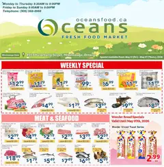 Un aperçu du dépliant Oceans weekly flyer - Mississauga du magasin Oceans est valide à partir 1 mai 2026