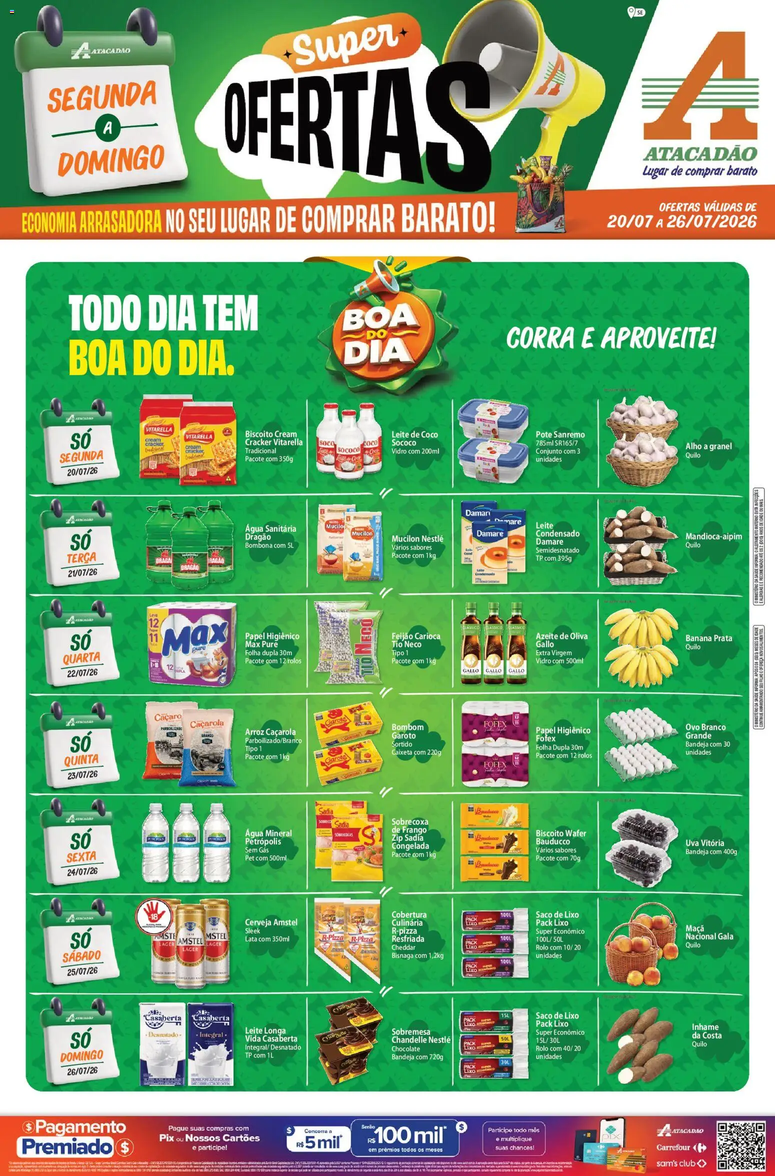 Pré-Visualização do folheto "Atacadão ofertas - SE" da loja Atacadão válido a partir de 20/07/2026