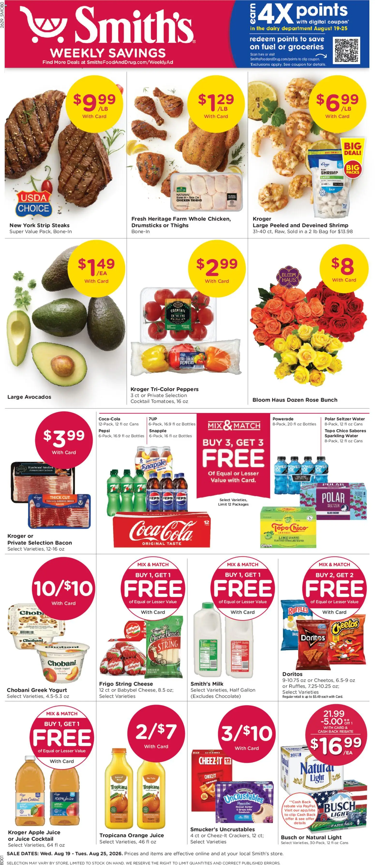 Ad Preview of Smith's Smith's Weekly Ad from 08/19/2026