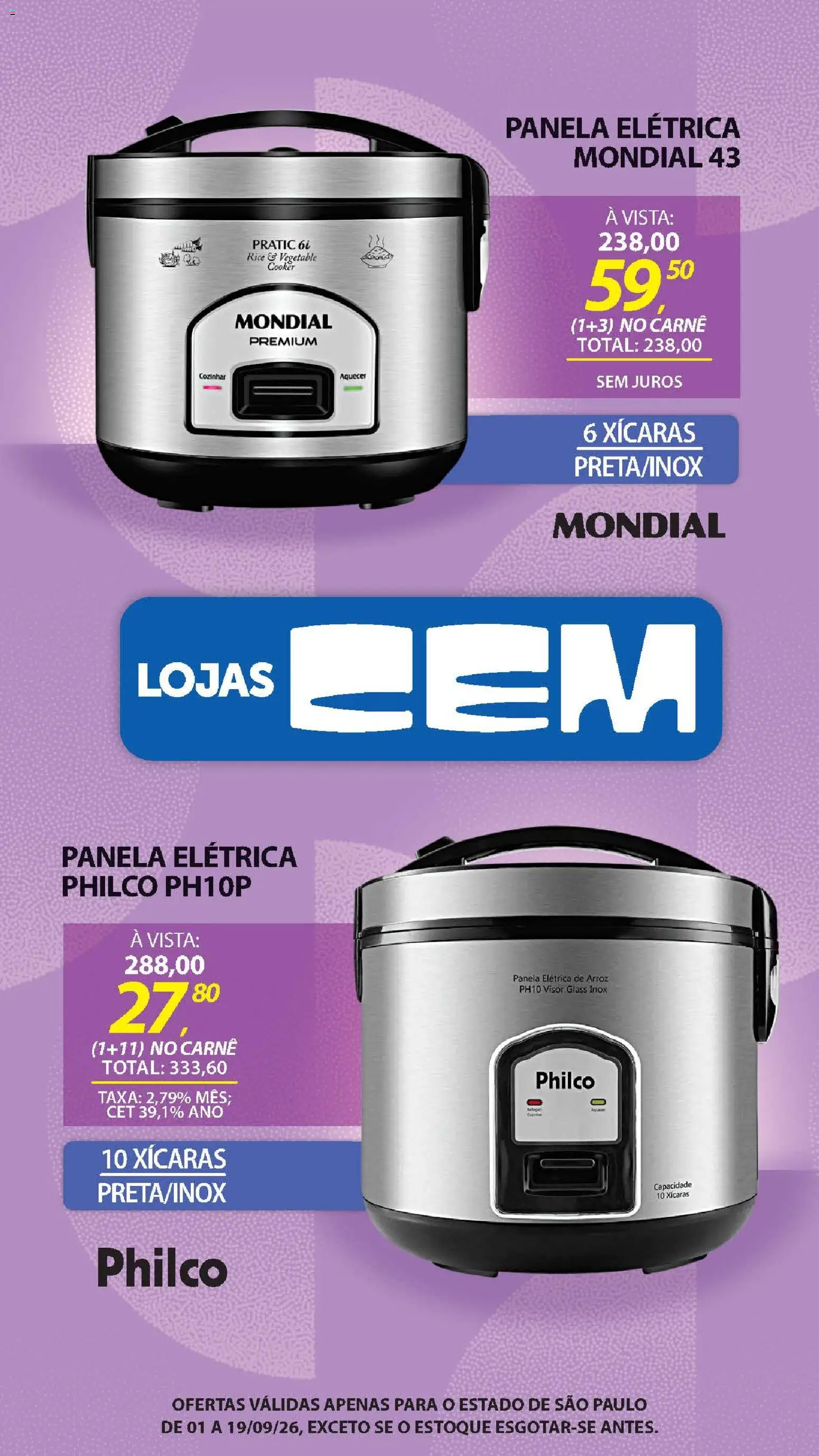 Ofertas Lojas Cem até 19/09/2026. - Página 104