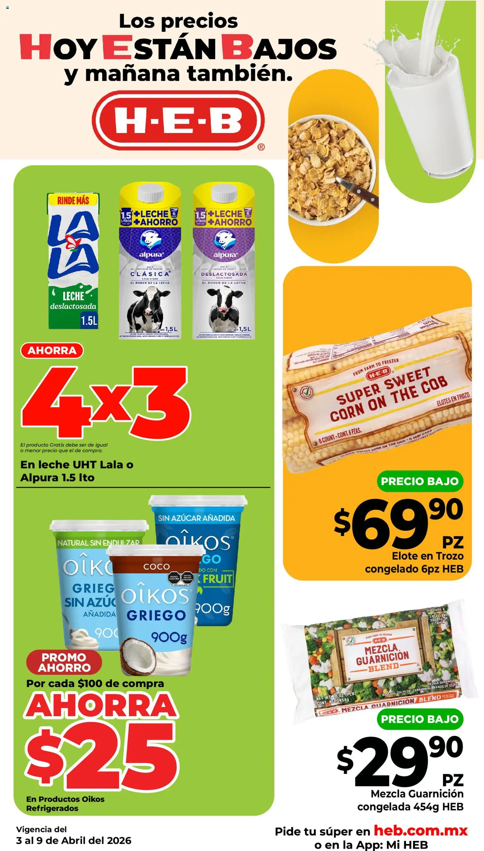 Vista previa las ofertas de la tienda H-E-B - H-E-B folleto desde el 03/04/2026 - Coco, Azúcar, Leche, Leche UHT