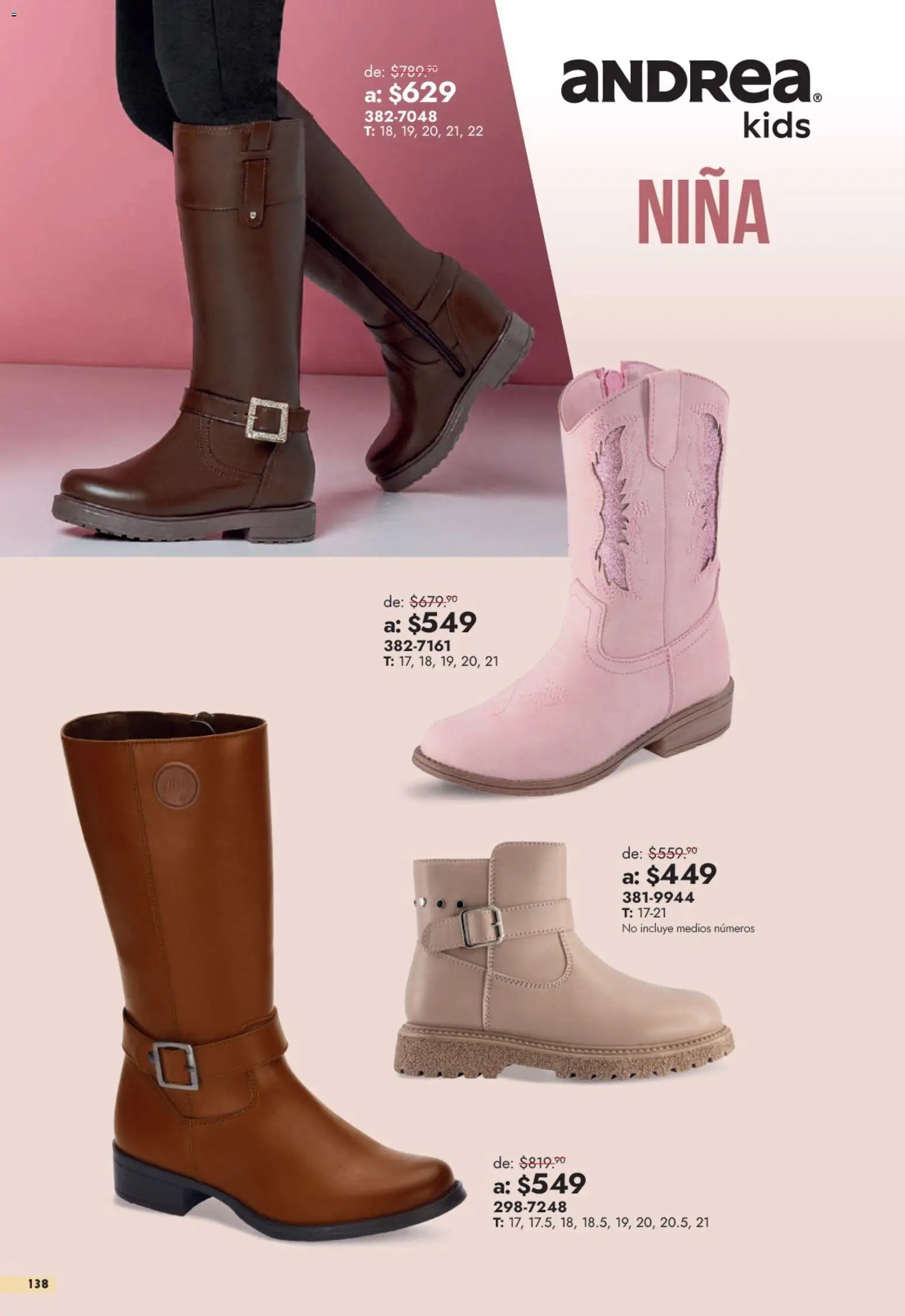 Vista previa las ofertas de la tienda Andrea - Andrea catálogo Outlet desde el 13/09/2026 