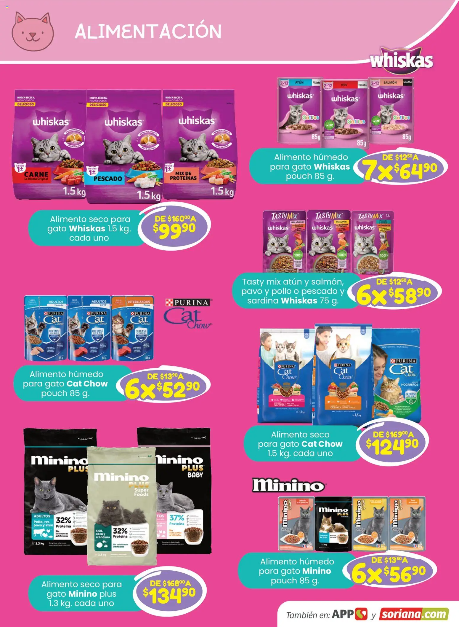 Vista previa las ofertas de la tienda Soriana - Soriana Especial Mascotas Híper Nacional desde el 13/08/2026 