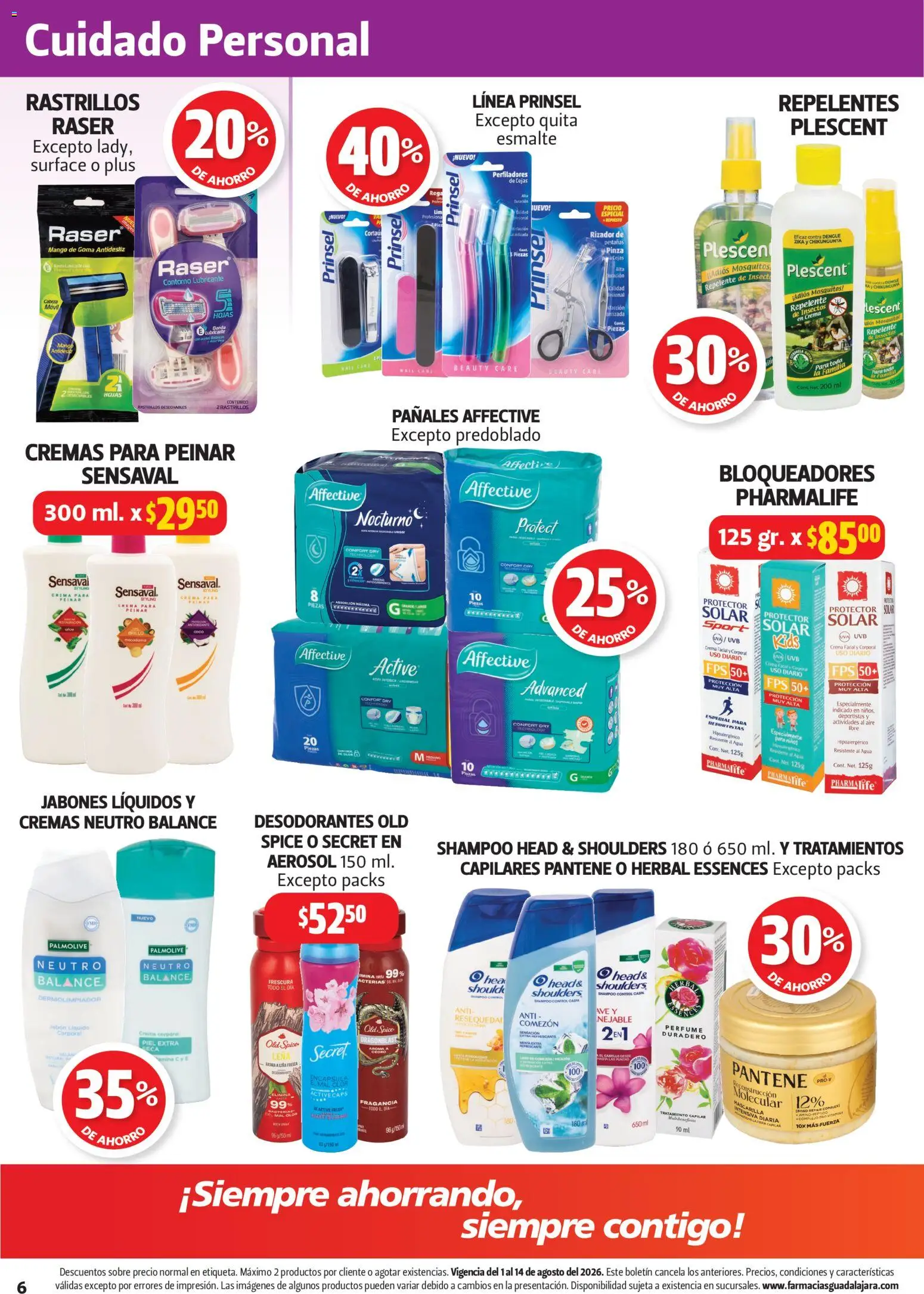 Vista previa las ofertas de la tienda Farmacia Guadalajara - Farmacia Guadalajara catálogo desde el 01/08/2026 