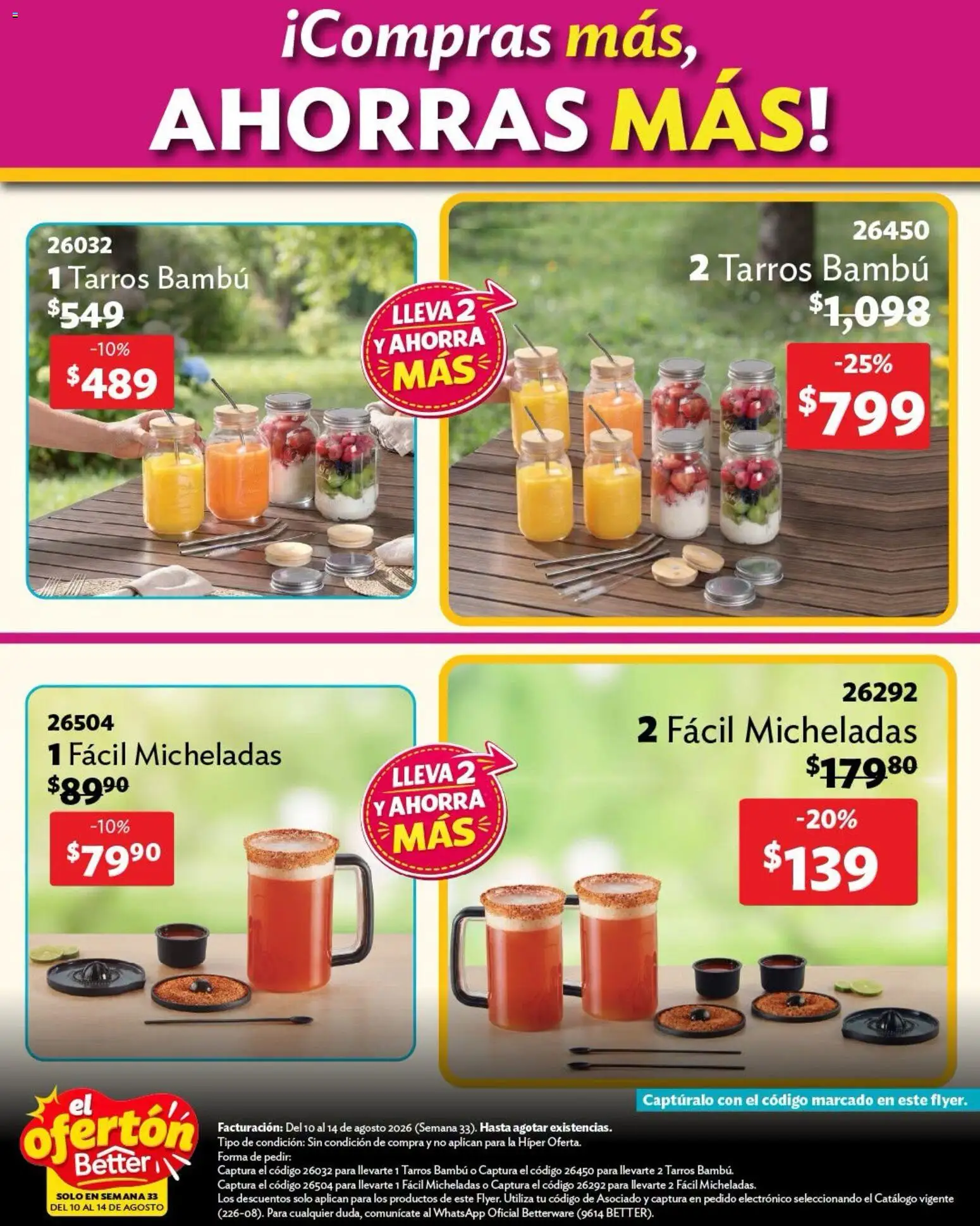 Vista previa las ofertas de la tienda Betterware - Betterware catálogo El Ofertón desde el 10/08/2026 