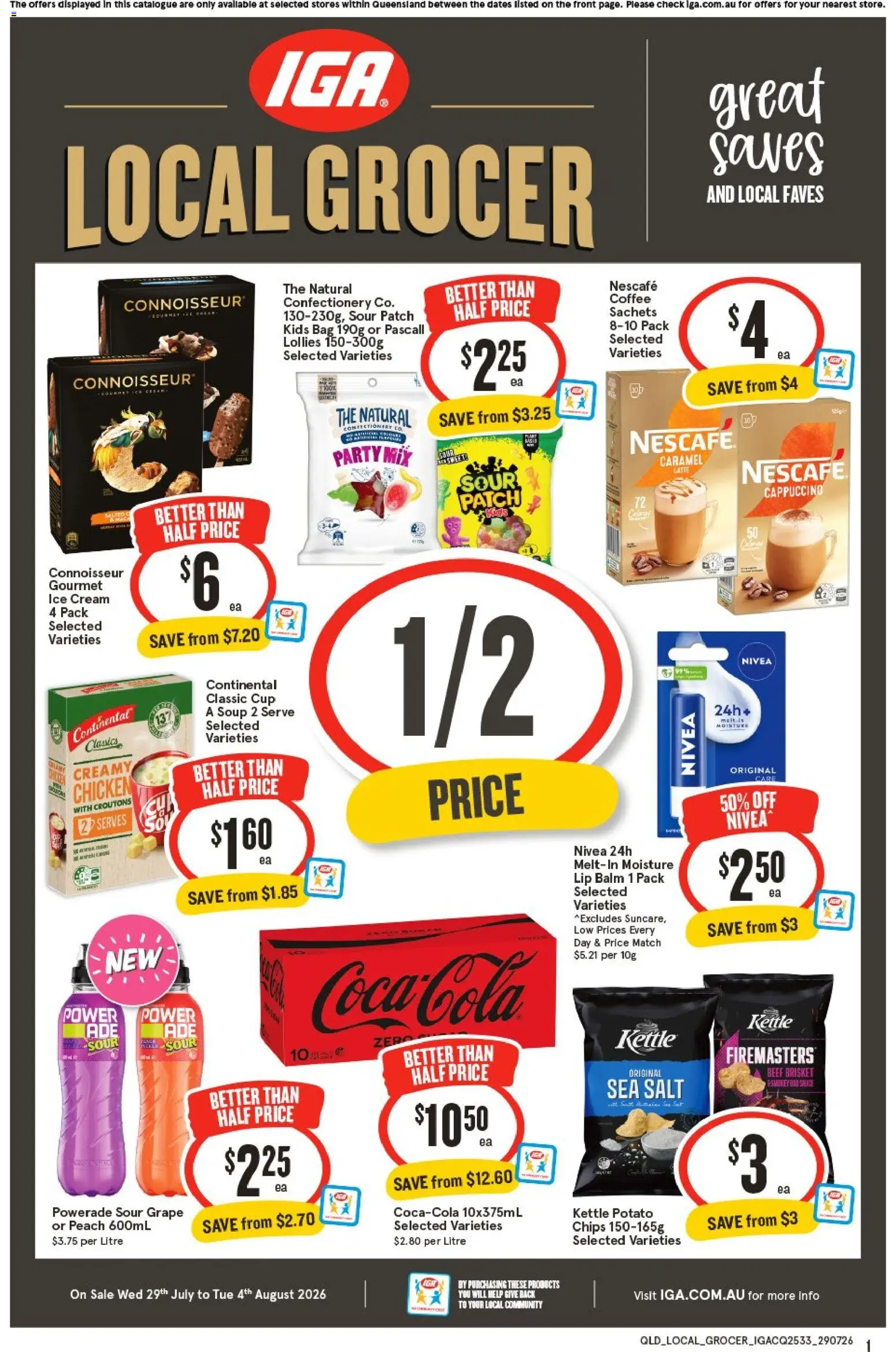 Preview of catalogue IGA Local Grocer QLD from shop IGA valid 29/07/2026