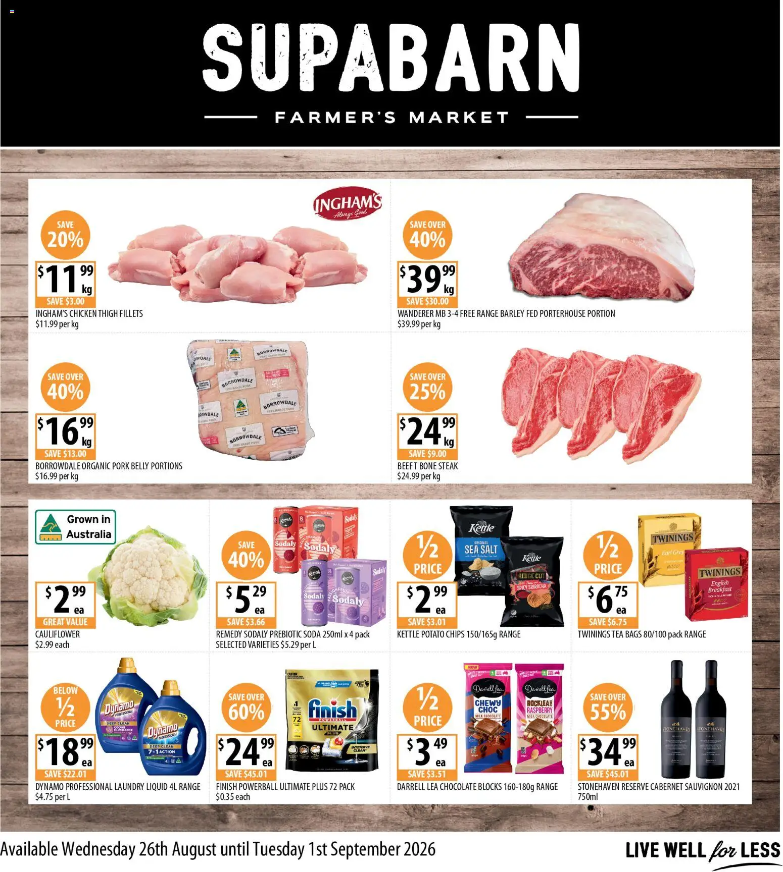 Preview of catalogue Supabarn catalogue from shop Supabarn valid 26/08/2026
