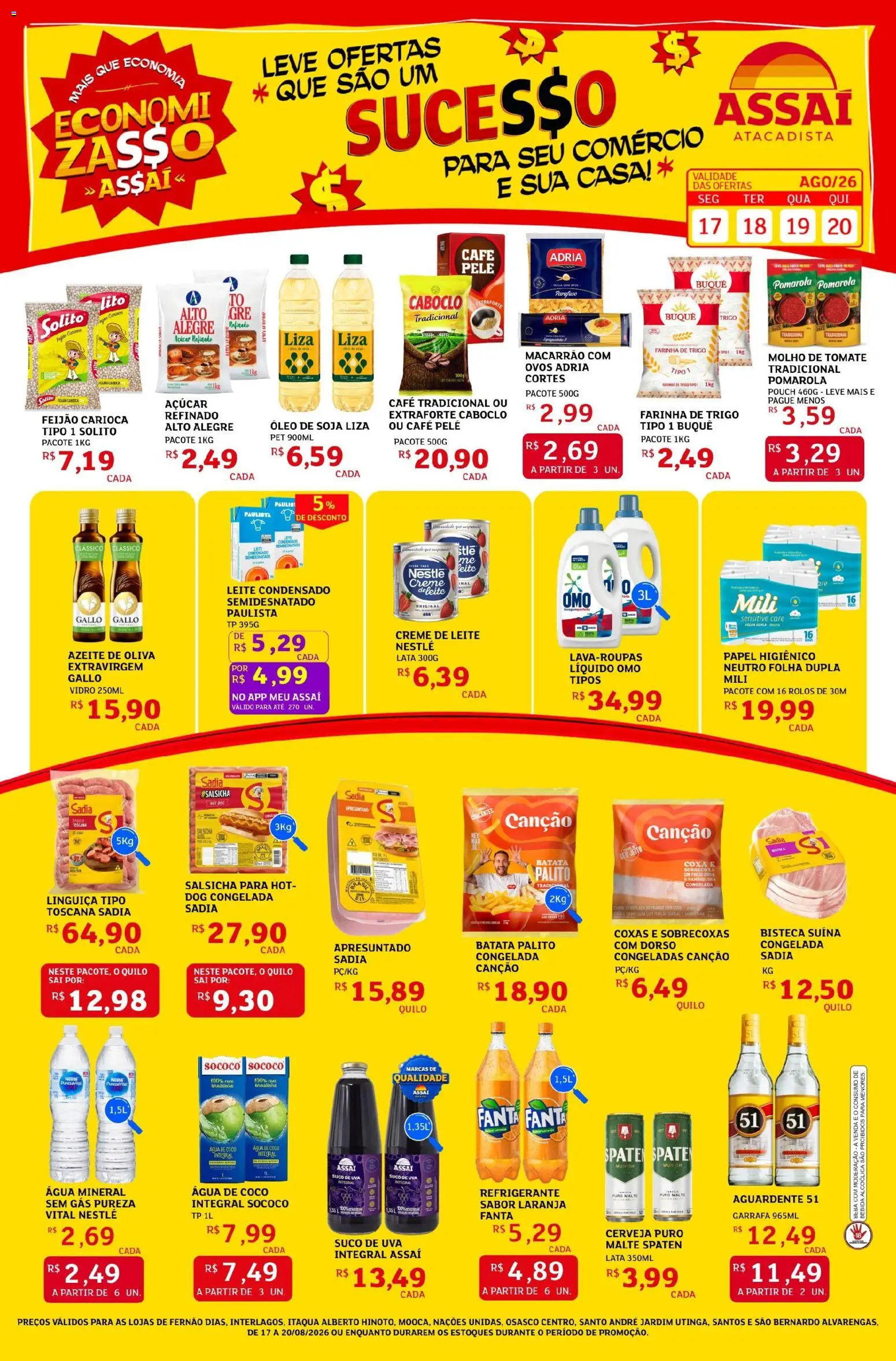 Pré-Visualização do folheto "Assaí Atacadista ofertas - SP" da loja Assaí Atacadista válido a partir de 31/10/2026