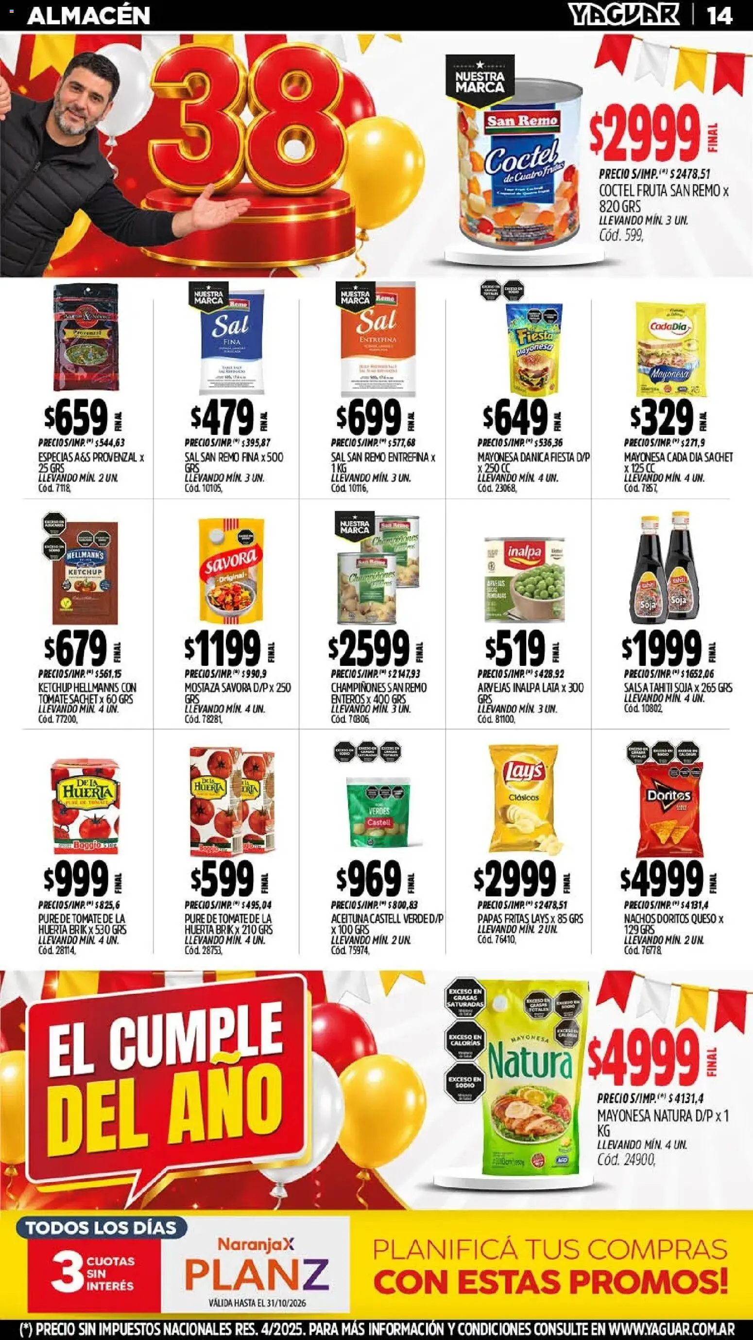 Vista previa del folleto de la tienda Yaguar válido desde el 26/10/2026 