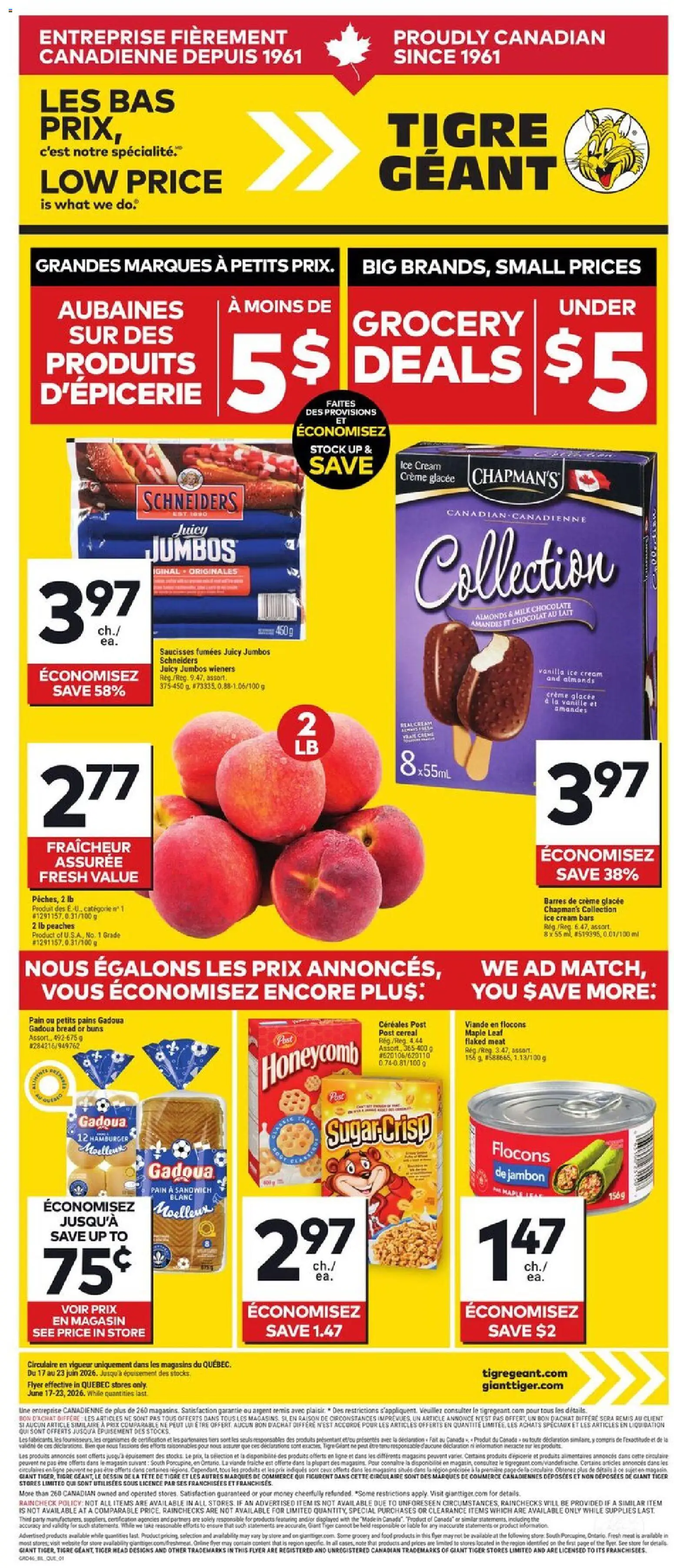 Preview of leaflet Giant Tiger weekly flyer / circulaire from shop Giant Tiger is valid from Jun 17, 2026