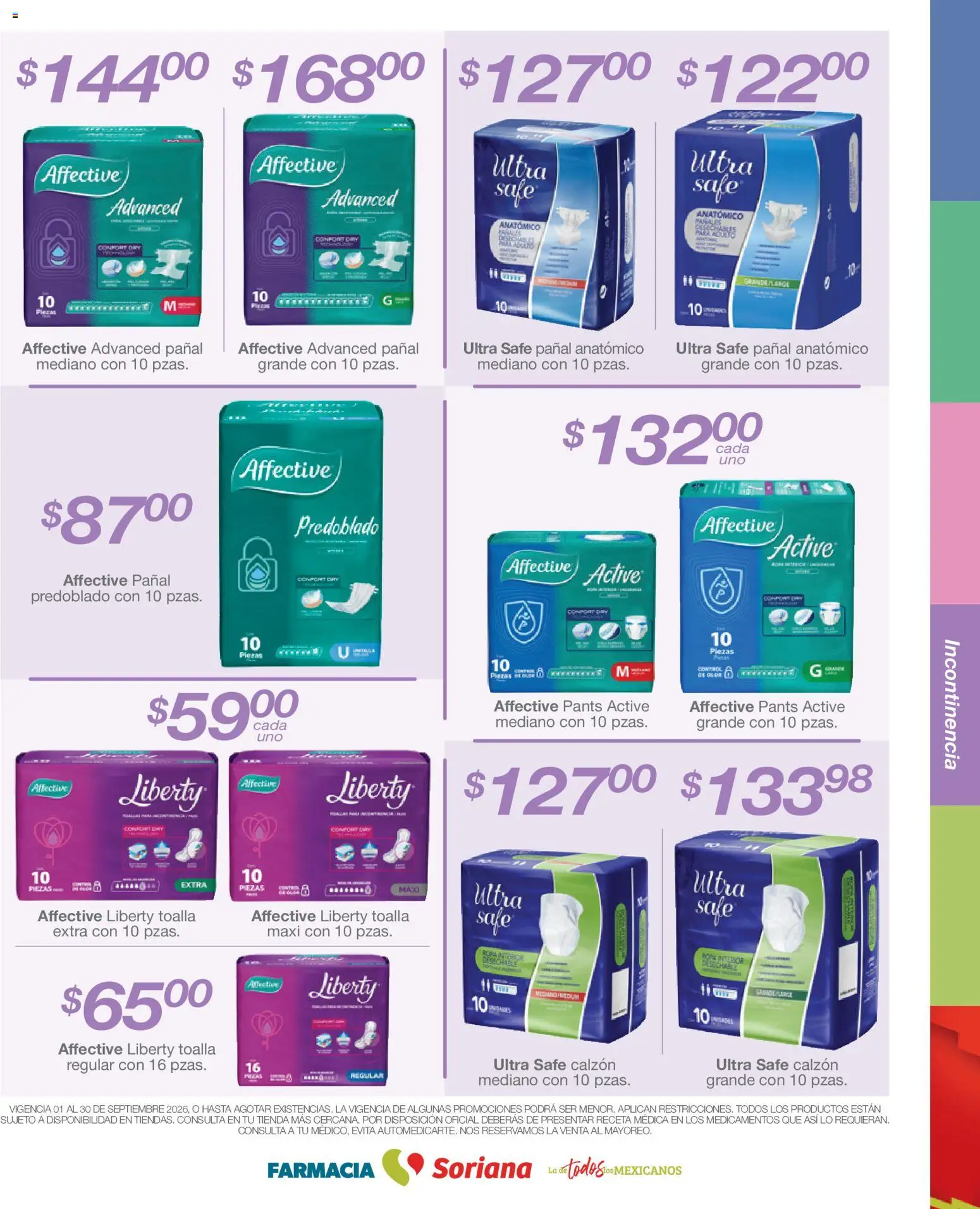 Vista previa las ofertas de la tienda Soriana - Soriana Folleto Farmacia Soriana Híper Nacional desde el 01/09/2026 