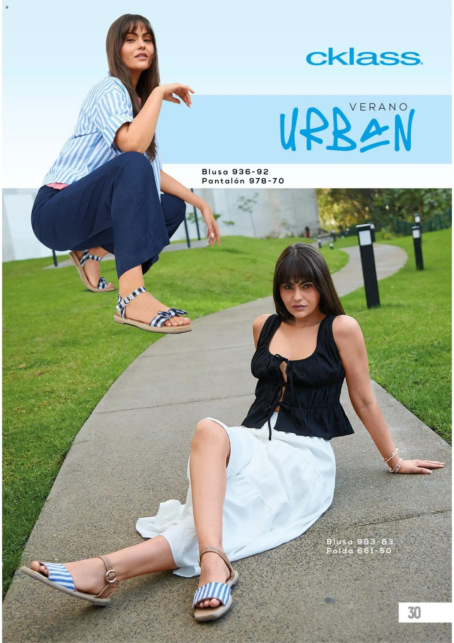 Vista previa las ofertas de la tienda Cklass - Cklass catálogo Verano Urban desde el 05/03/2026 - Blusa, Falda