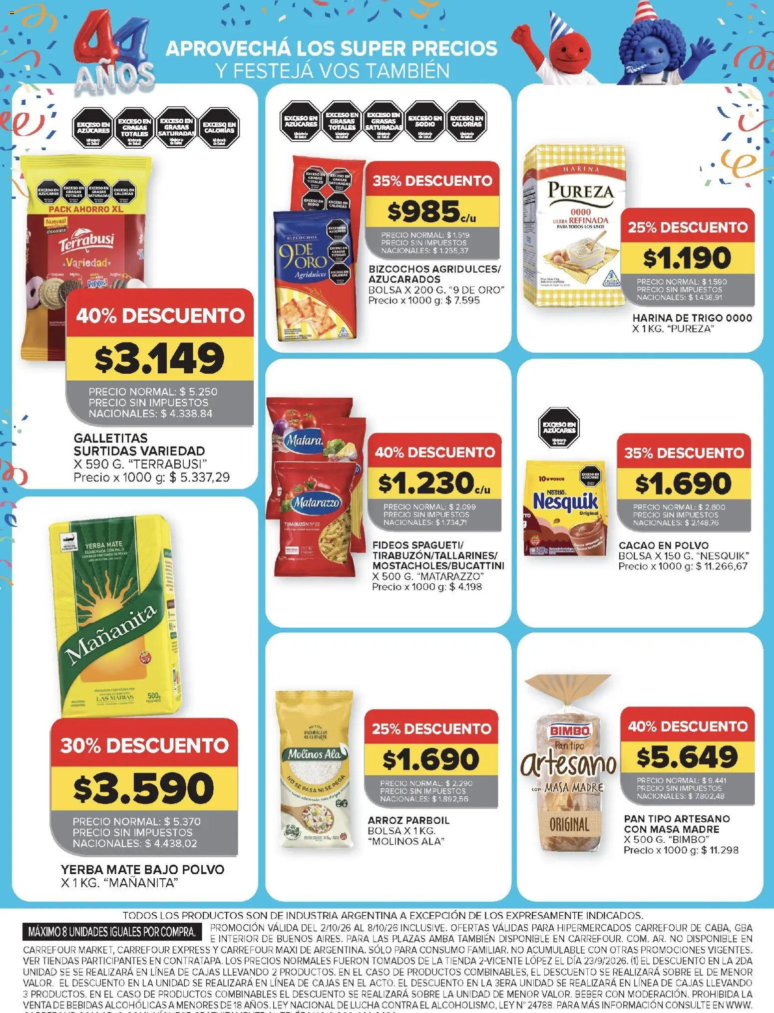 Vista previa del folleto de la tienda Carrefour válido desde el 02/10/2026 