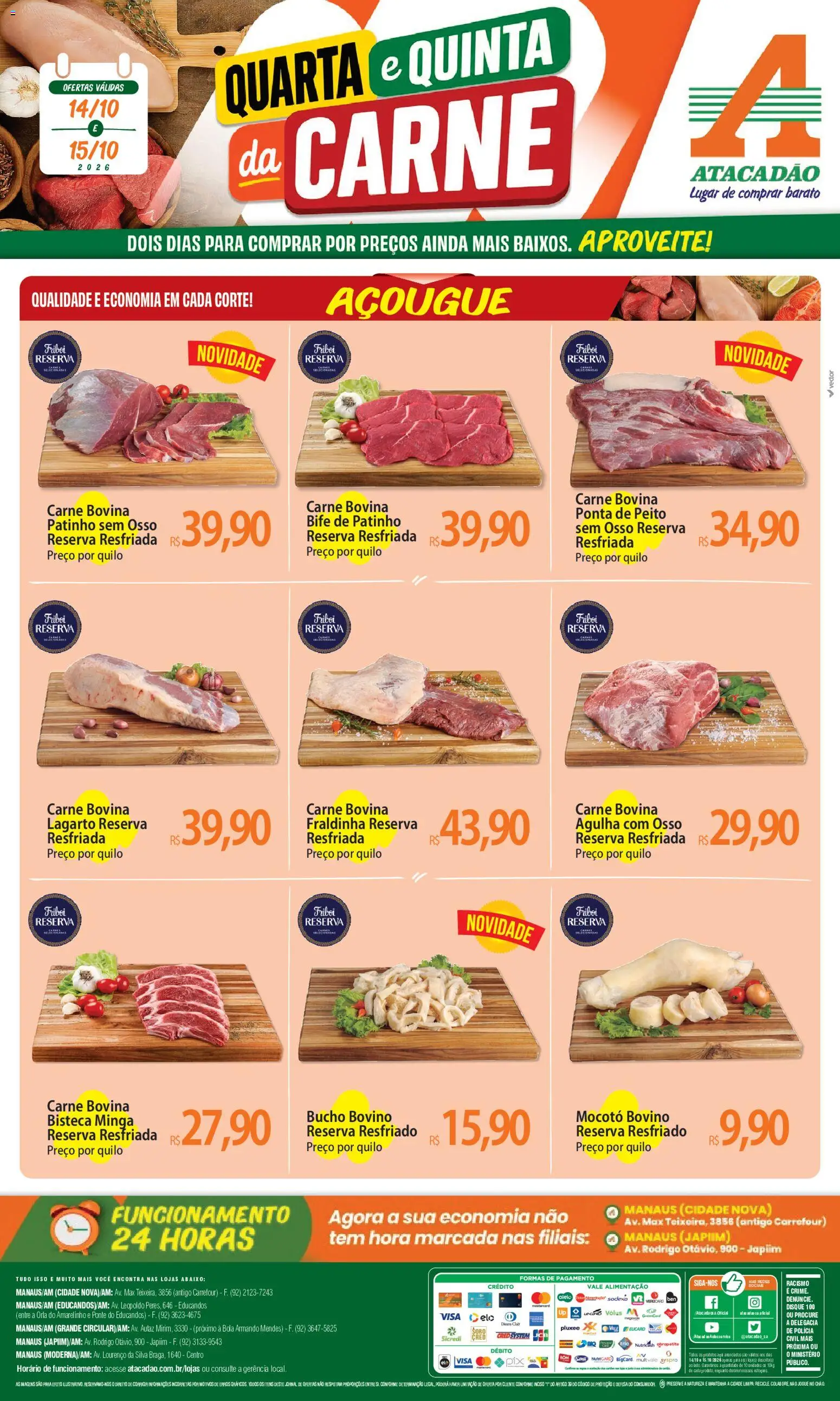 Pré-Visualização do folheto "Atacadão ofertas - AM" da loja Atacadão válido a partir de 14/10/2026