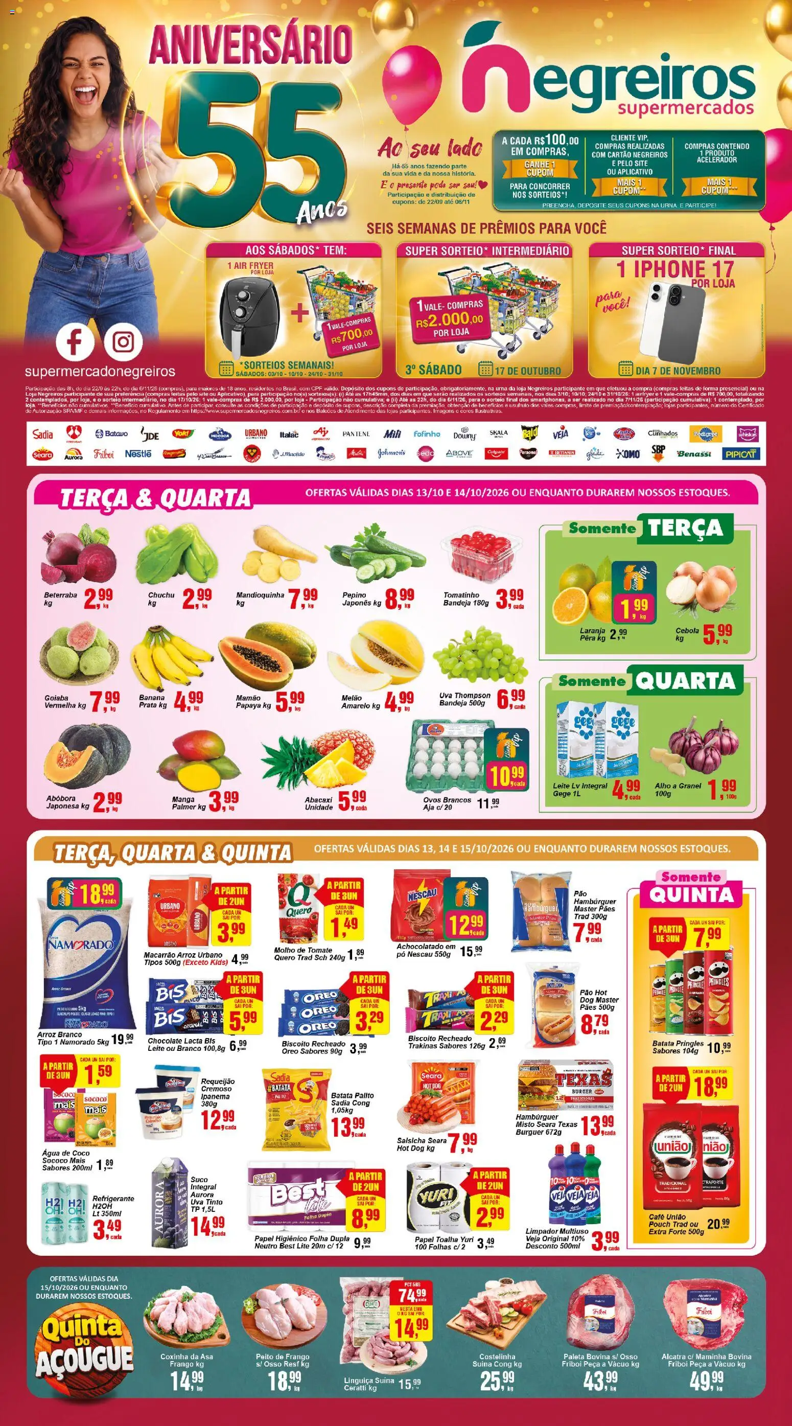 Pré-Visualização do folheto "Negreiros - Ofertas da semana" da loja Negreiros válido a partir de 13/10/2026