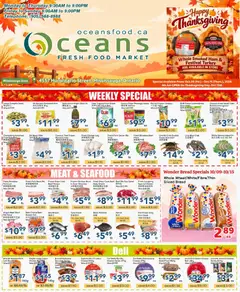 Preview of leaflet Oceans weekly flyer - Mississauga from shop Oceans is valid from Oct 09, 2026