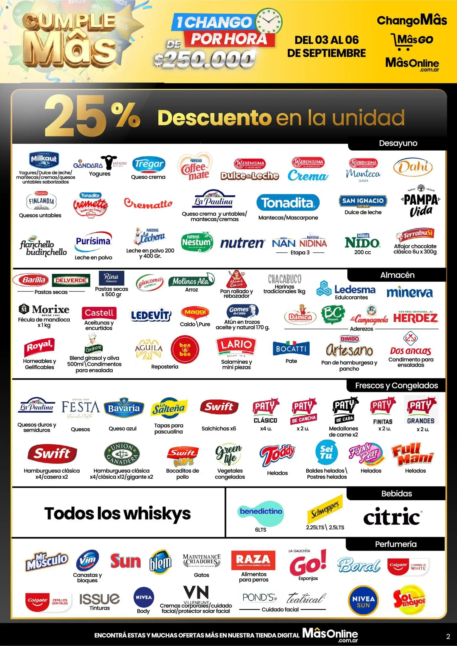Vista previa del folleto de la tienda Changomas válido desde el 03/09/2026 