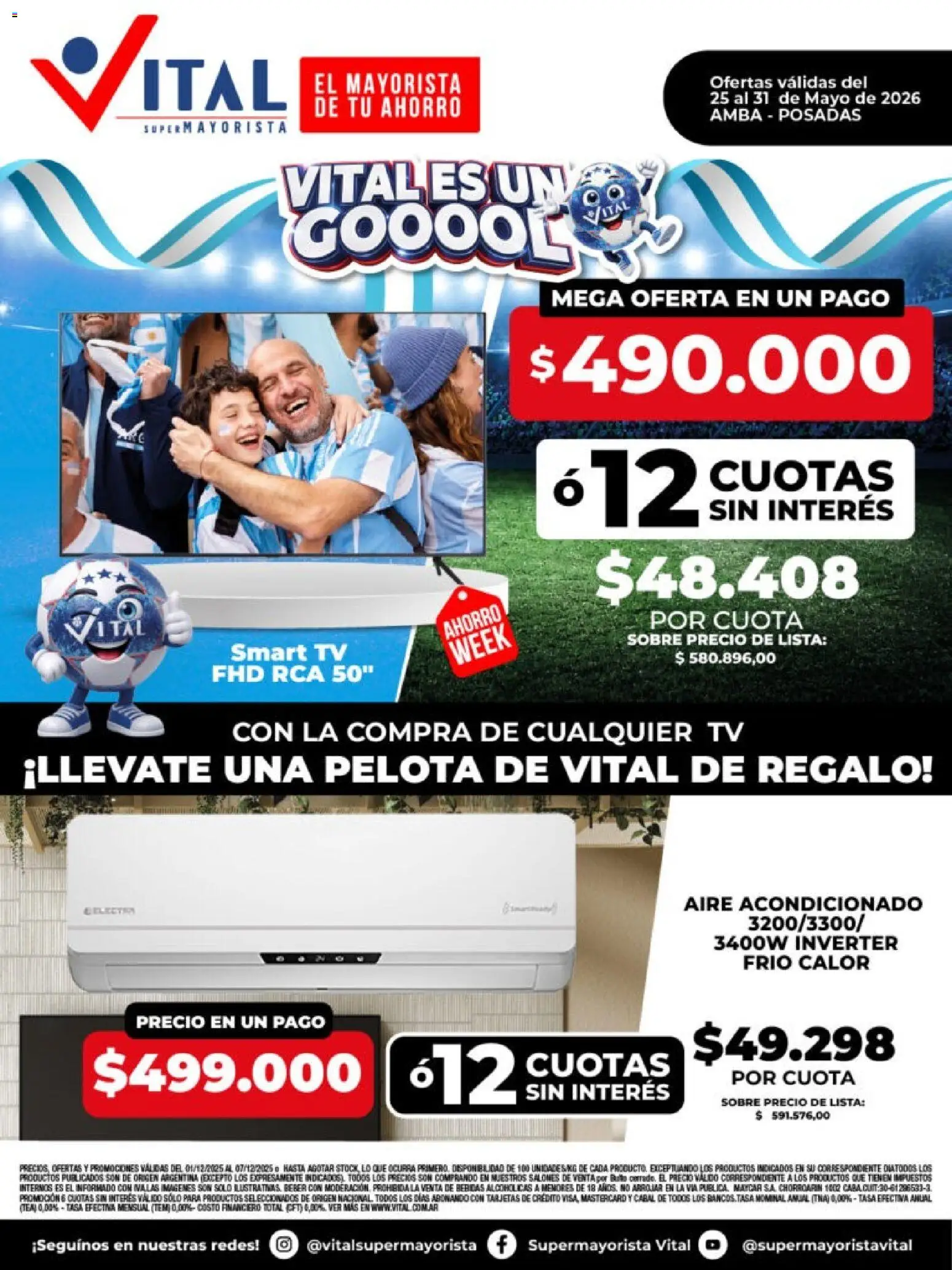 Vista previa del folleto de la tienda Vital válido desde el 25/05/2026 