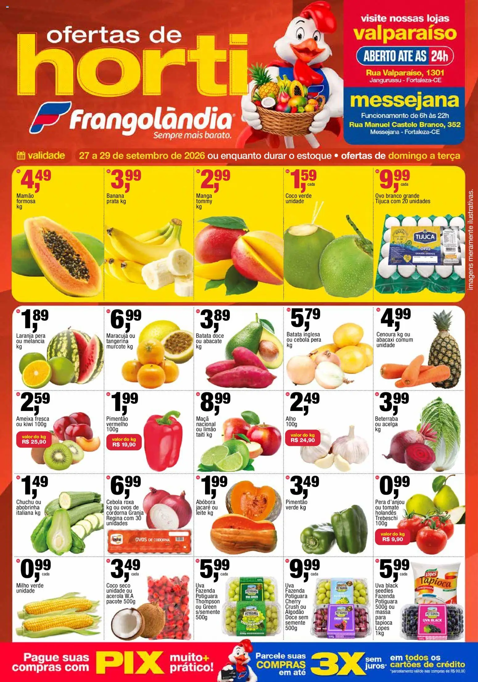 Pré-Visualização do folheto "Frangolândia - Ofertas da semana" da loja Frangolândia válido a partir de 27/09/2026