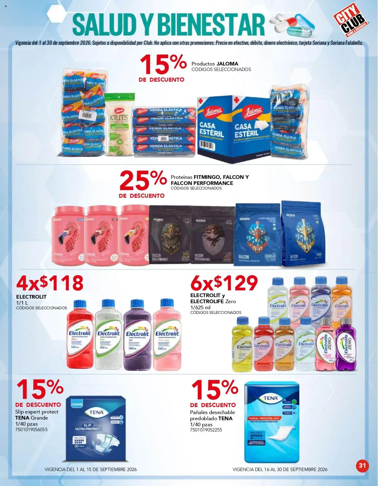 Vista previa las ofertas de la tienda City Club - City Club catálogo desde el 01/09/2026 