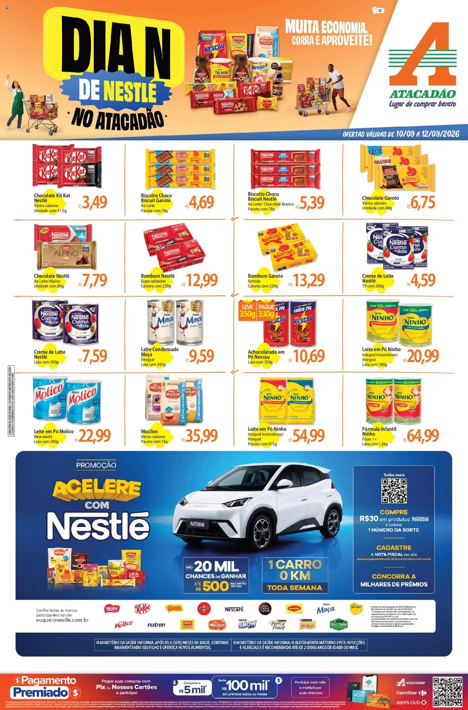 Pré-Visualização do folheto "Atacadão ofertas - SC" da loja Atacadão válido a partir de 10/09/2026
