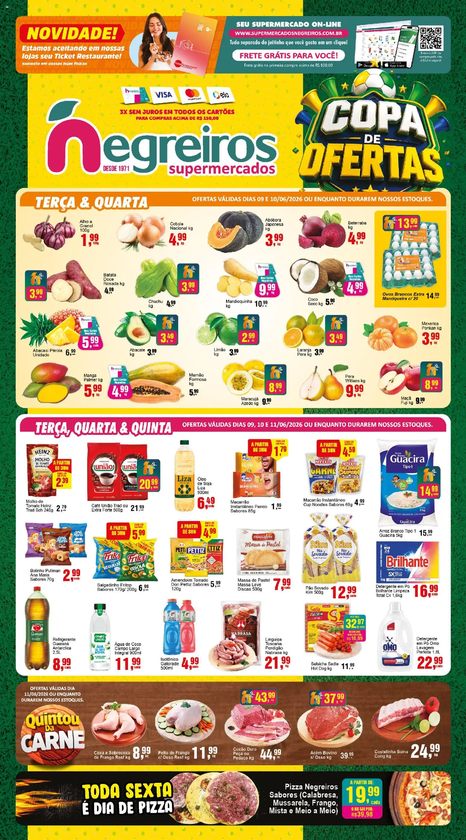 Pré-Visualização do folheto "Negreiros - Ofertas da semana" da loja Negreiros válido a partir de 09/06/2026