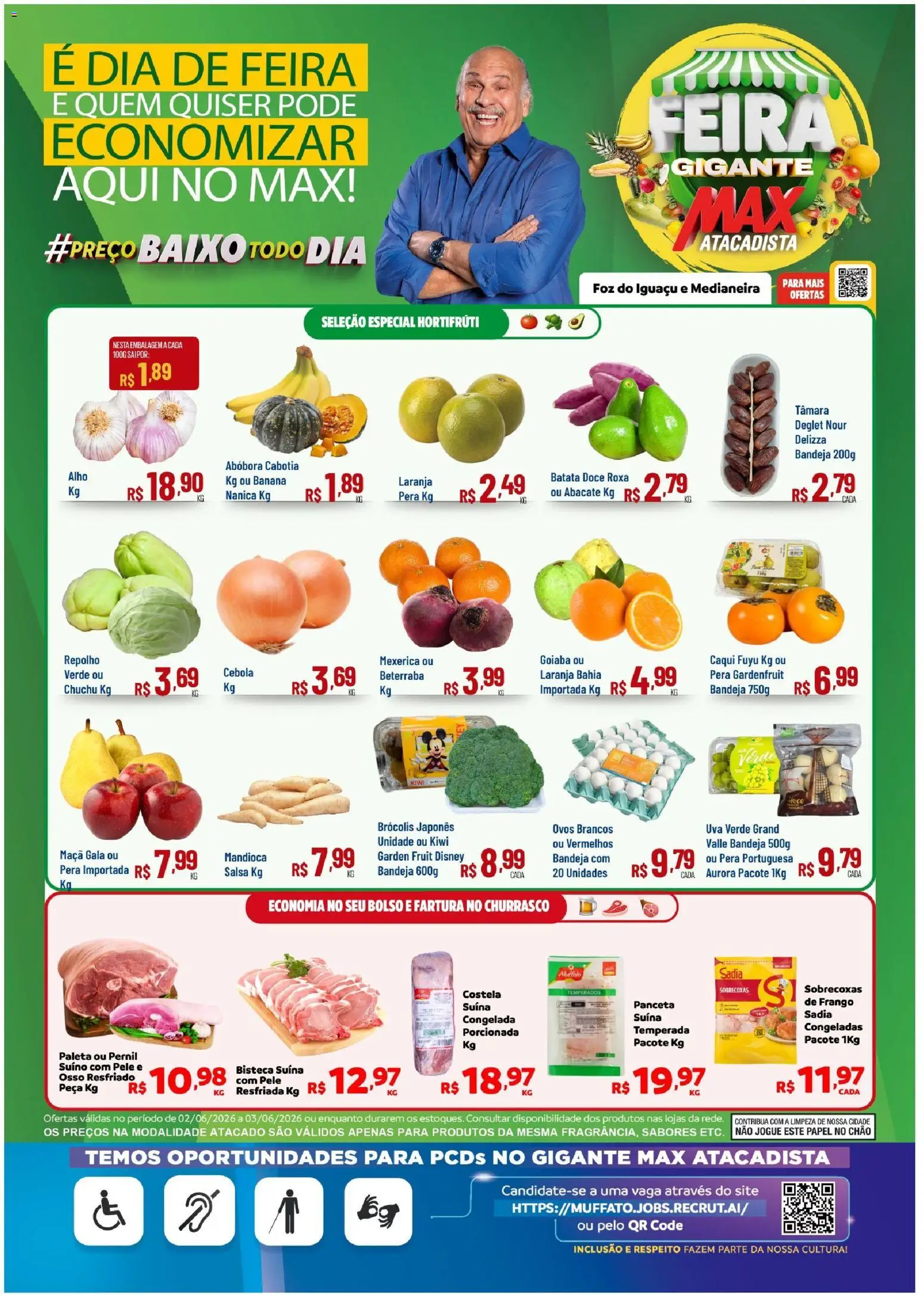 Pré-Visualização do folheto "Max Atacadista ofertas Feira" da loja Max Atacadista válido a partir de 02/06/2026