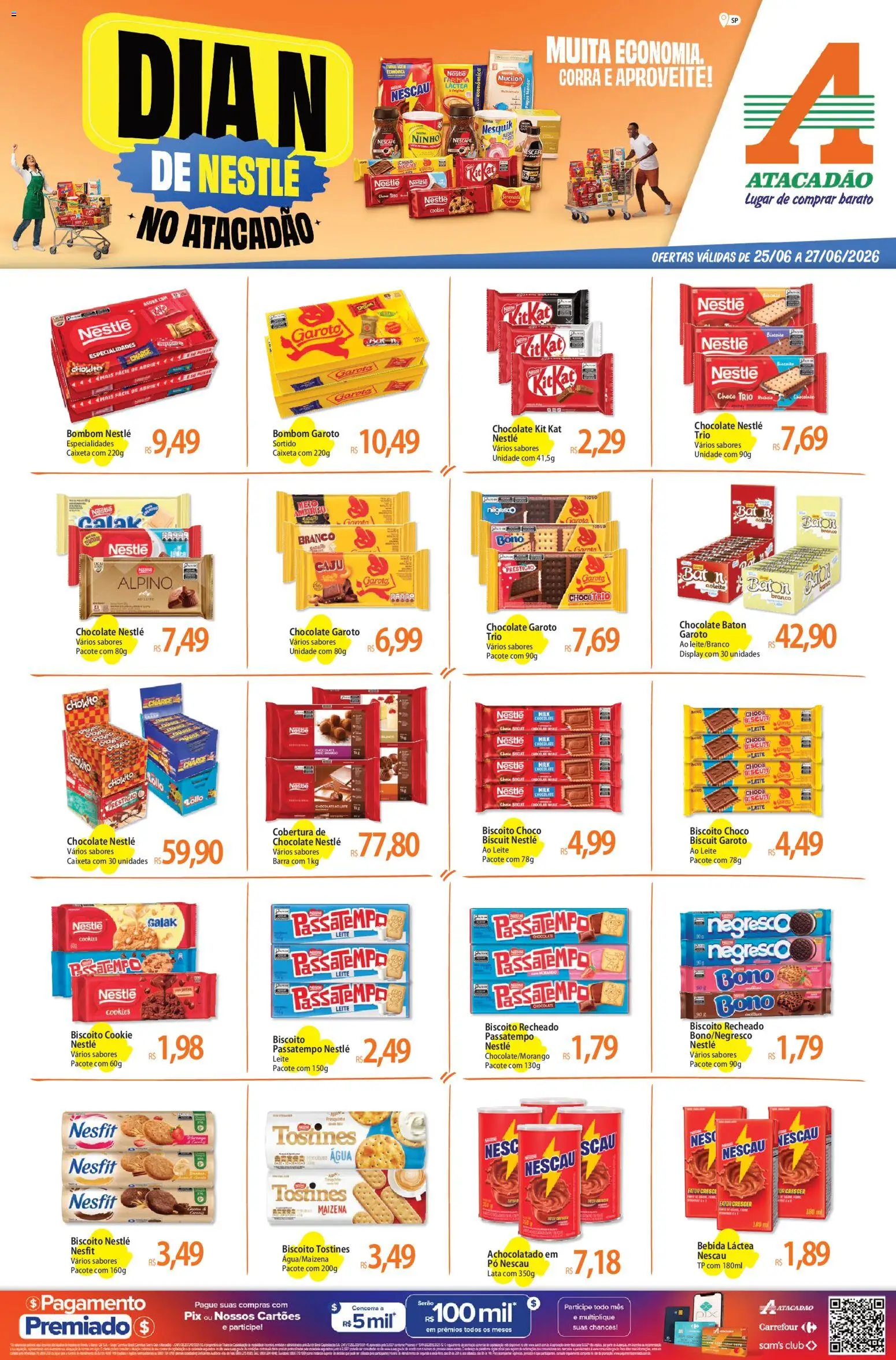 Pré-Visualização do folheto "Atacadão ofertas - SP" da loja Atacadão válido a partir de 25/06/2026