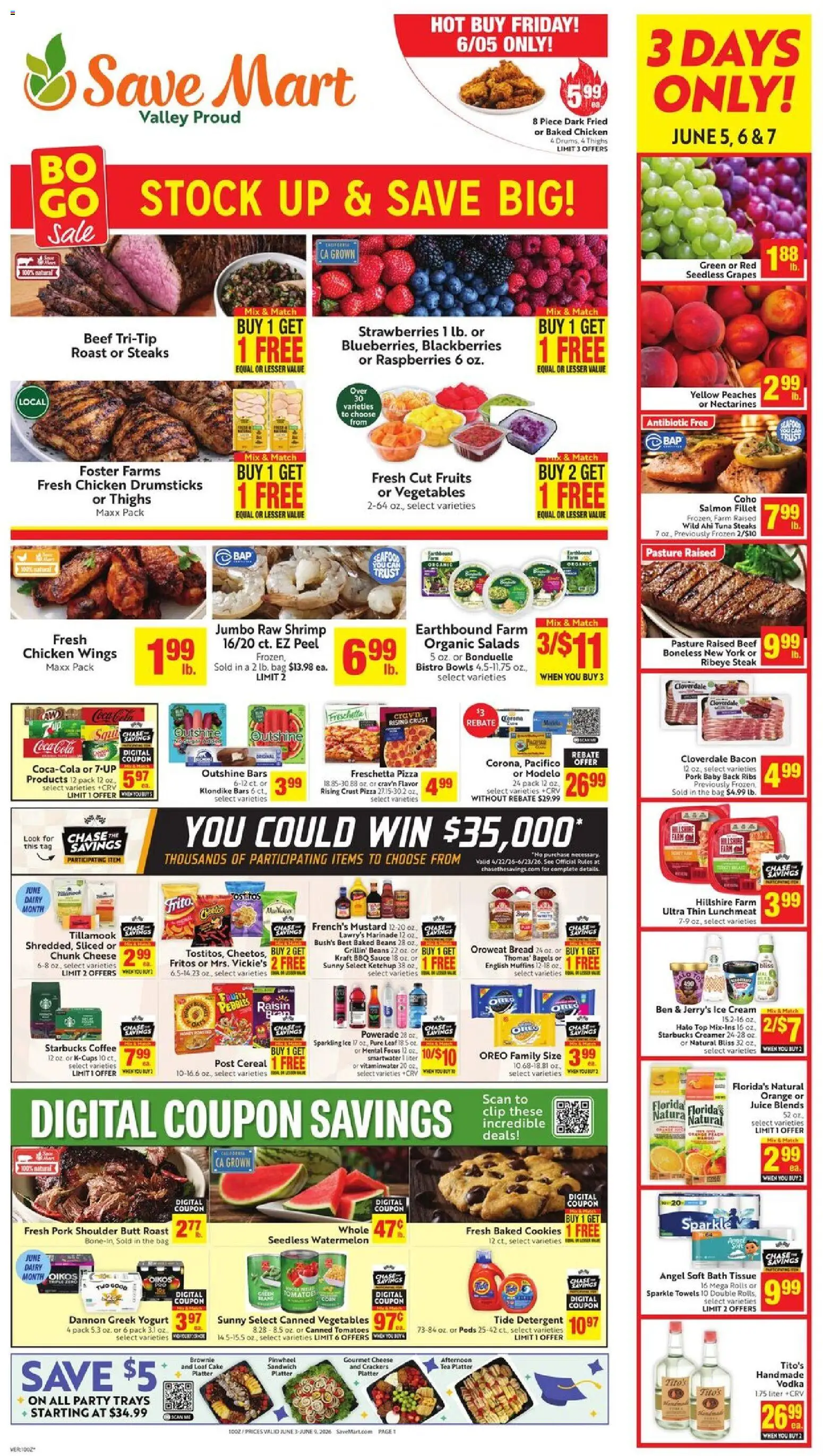 Ad Preview of Save Mart Save Mart Weekly Ad from 06/03/2026