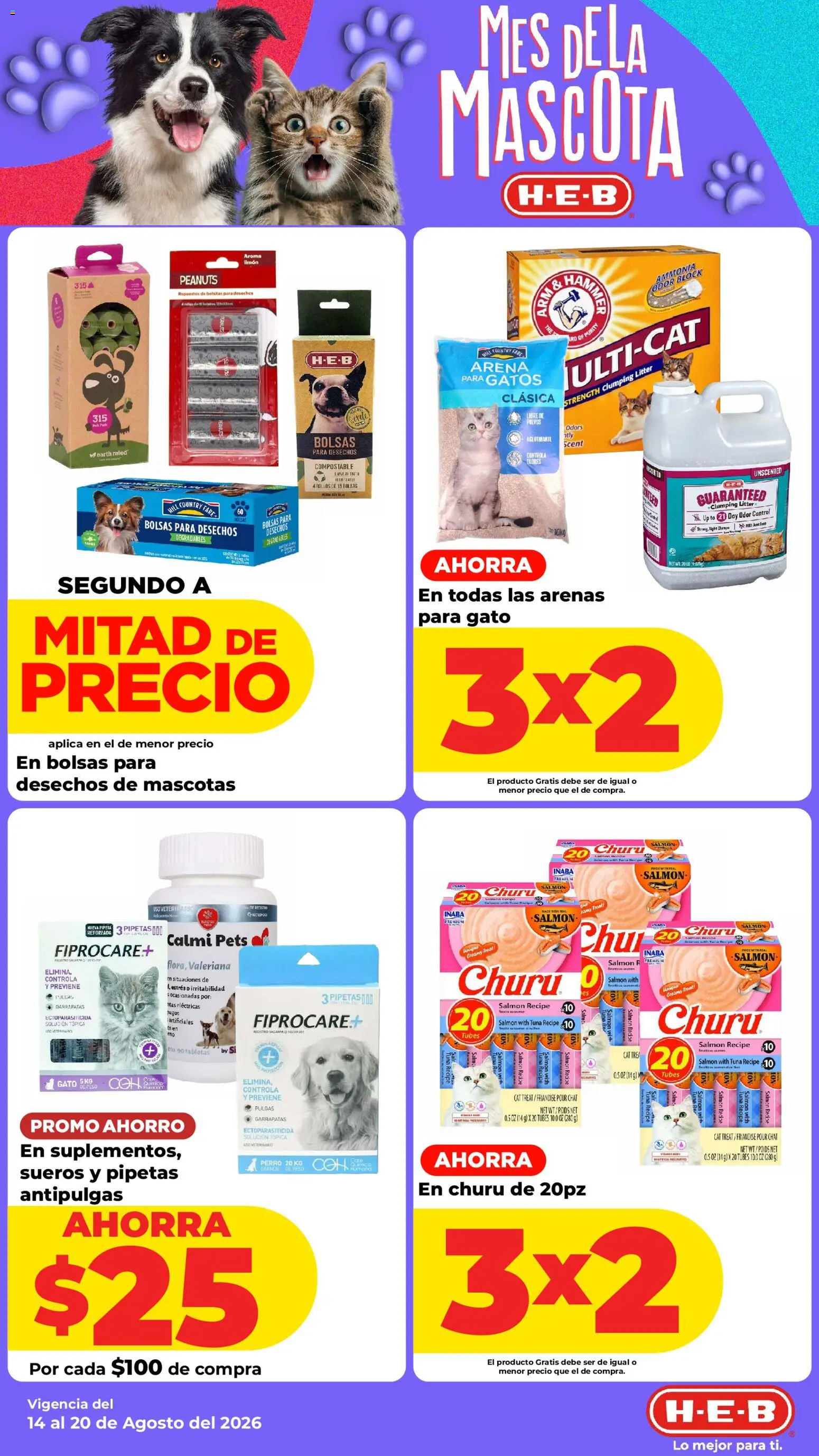 Vista previa las ofertas de la tienda H-E-B - H-E-B folleto desde el 14/08/2026 