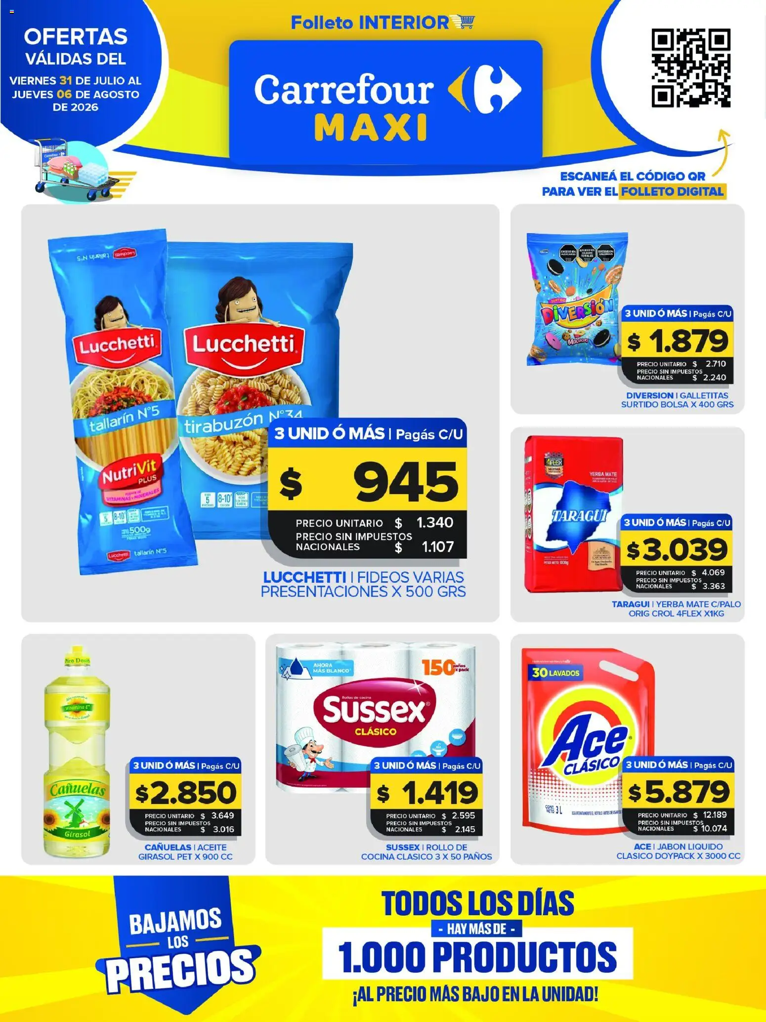 Vista previa del folleto de la tienda Carrefour Maxi válido desde el 31/07/2026 