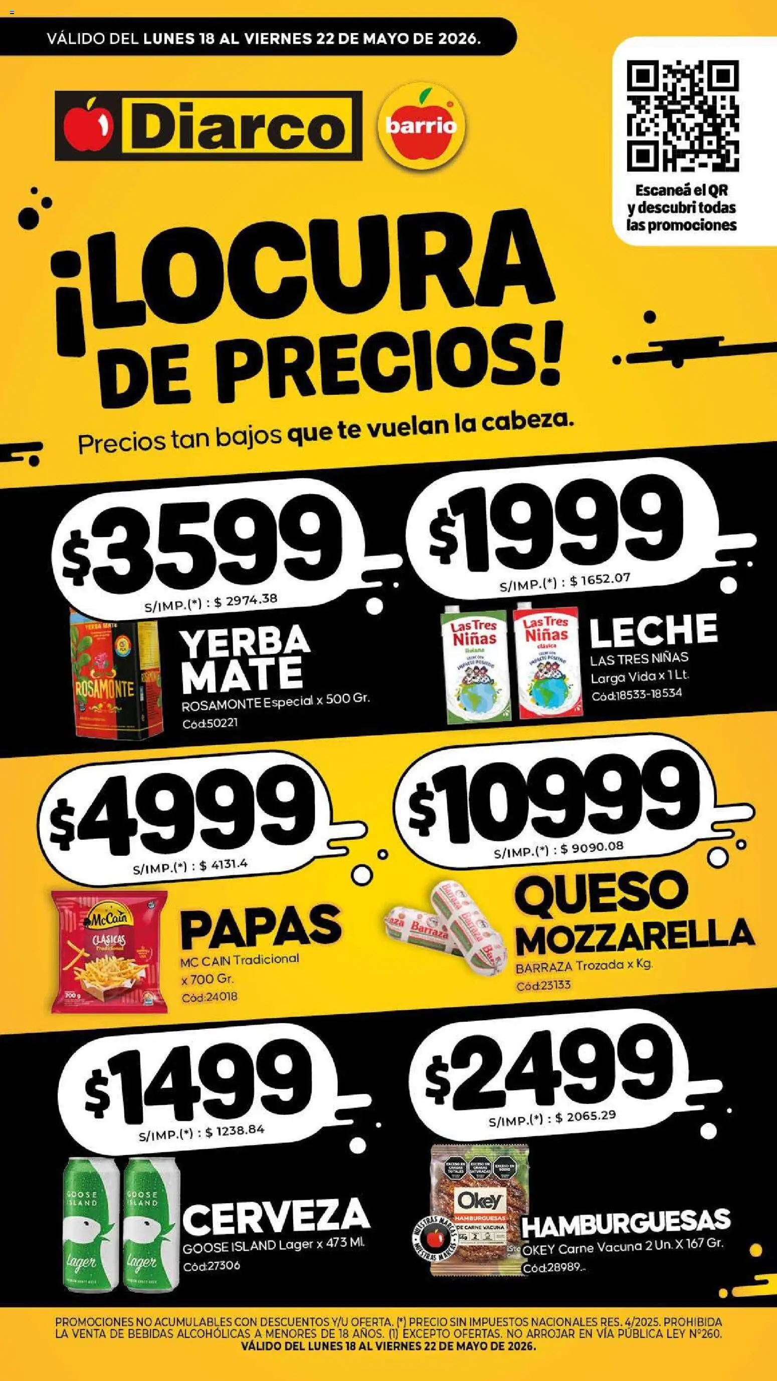Vista previa del folleto de la tienda Diarco válido desde el 18/05/2026 