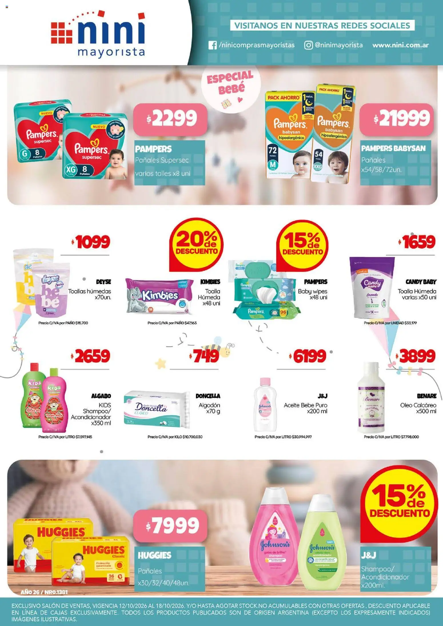Vista previa del folleto de la tienda NINI Mayorista válido desde el 12/10/2026 
