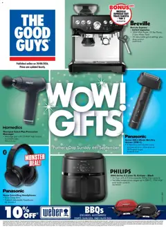 Preview of catalogue The Good Guys catalogue FATHERS DAY from shop The Good Guys valid 18/08/2026